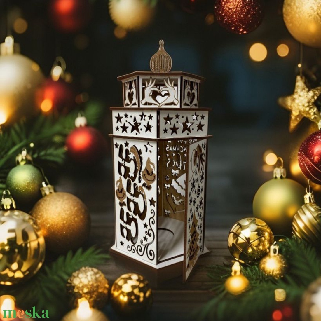 Karácsonyi - Grincs - mécsestartó - karácsony - karácsonyi lakásdekoráció - karácsonyi lakásdíszek - Meska.hu