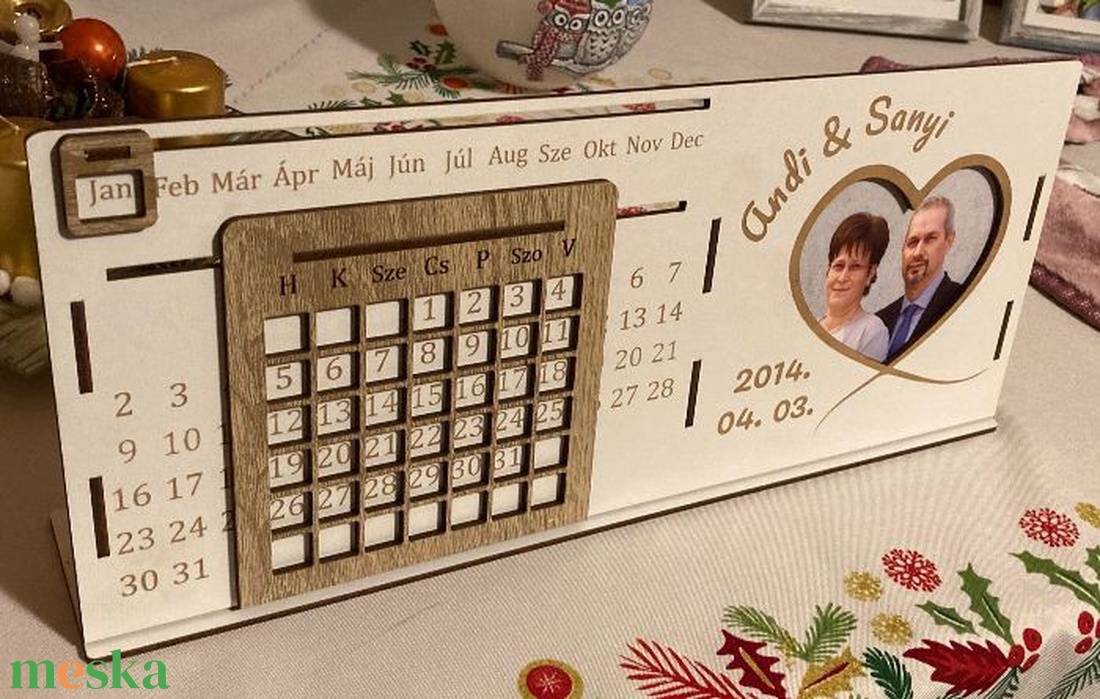 Öröknaptár - képpel - otthon & életmód - dekoráció - fali és függő dekoráció - falinaptár & öröknaptár - Meska.hu