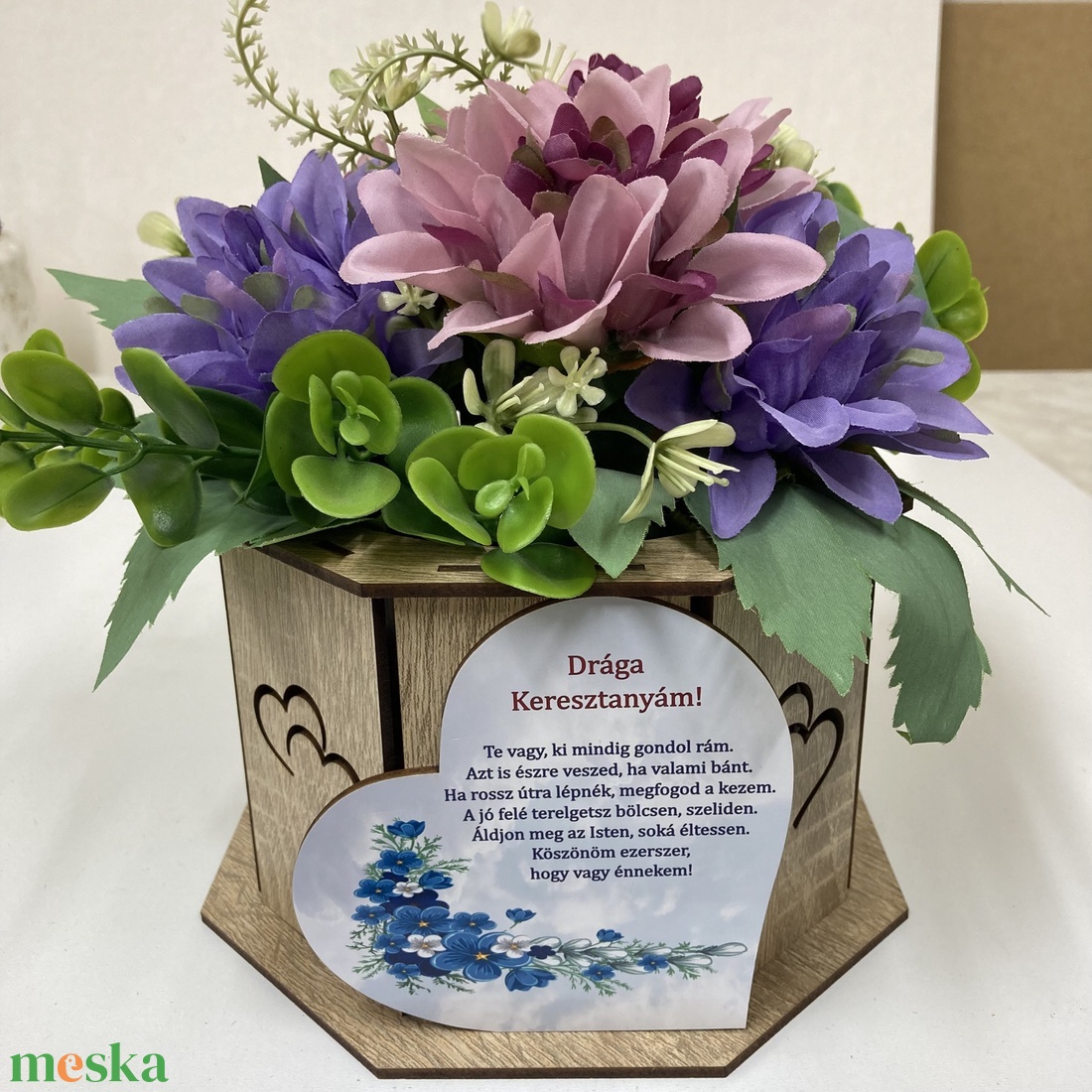 Virágtartó - anyák napjára - szöveggel - otthon & életmód - dekoráció - asztal és polc dekoráció - dekorációs tál, tartó - Meska.hu