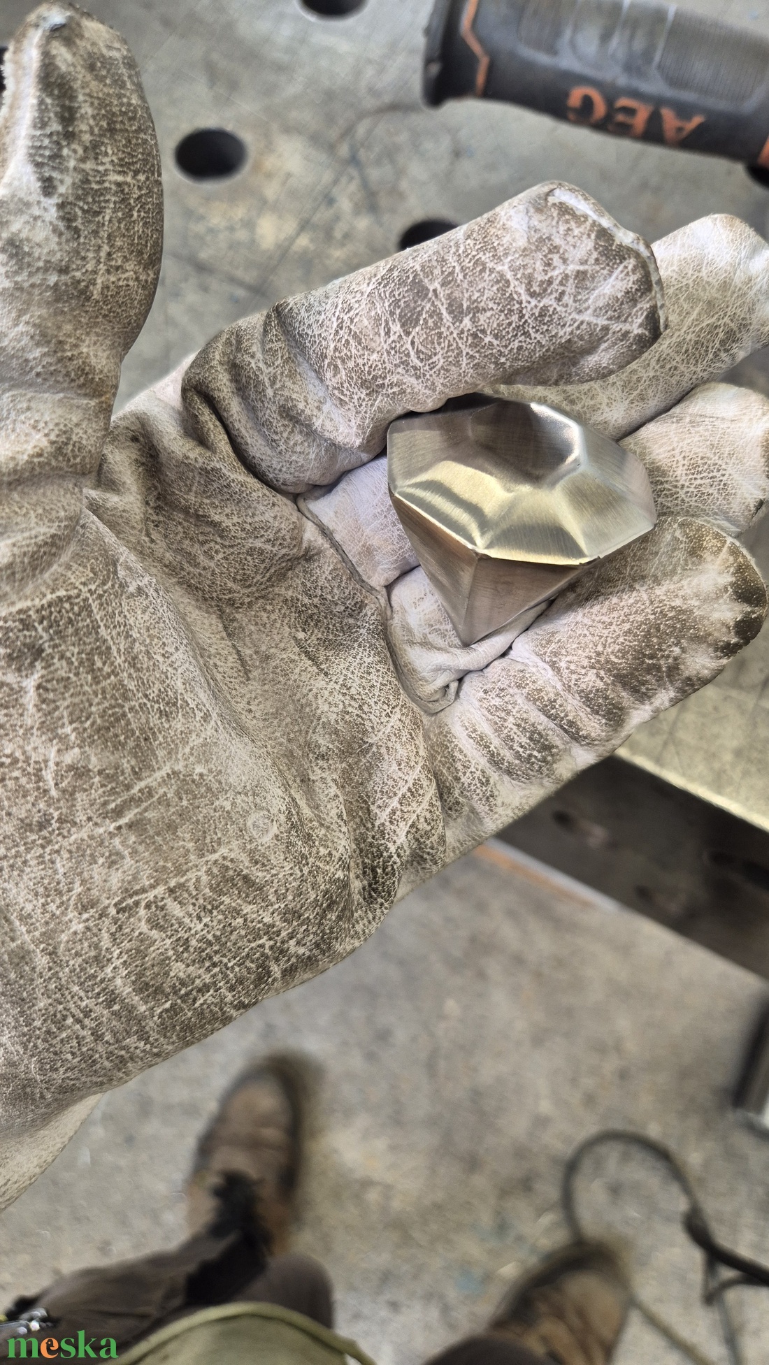 gyémánt formájú virágtartó - művészet - más művészeti ág - Meska.hu