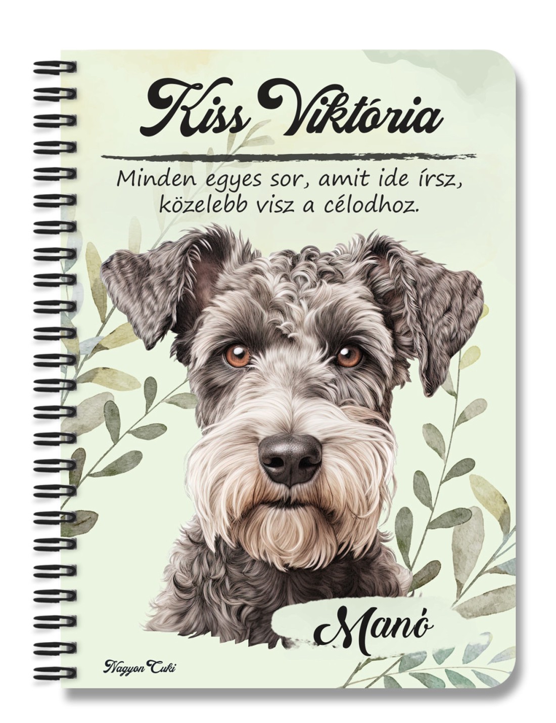 Személyre szabható - Pumi portré mintás A5-ös füzet - otthon & életmód - papír, írószer - jegyzetfüzet & napló - Meska.hu