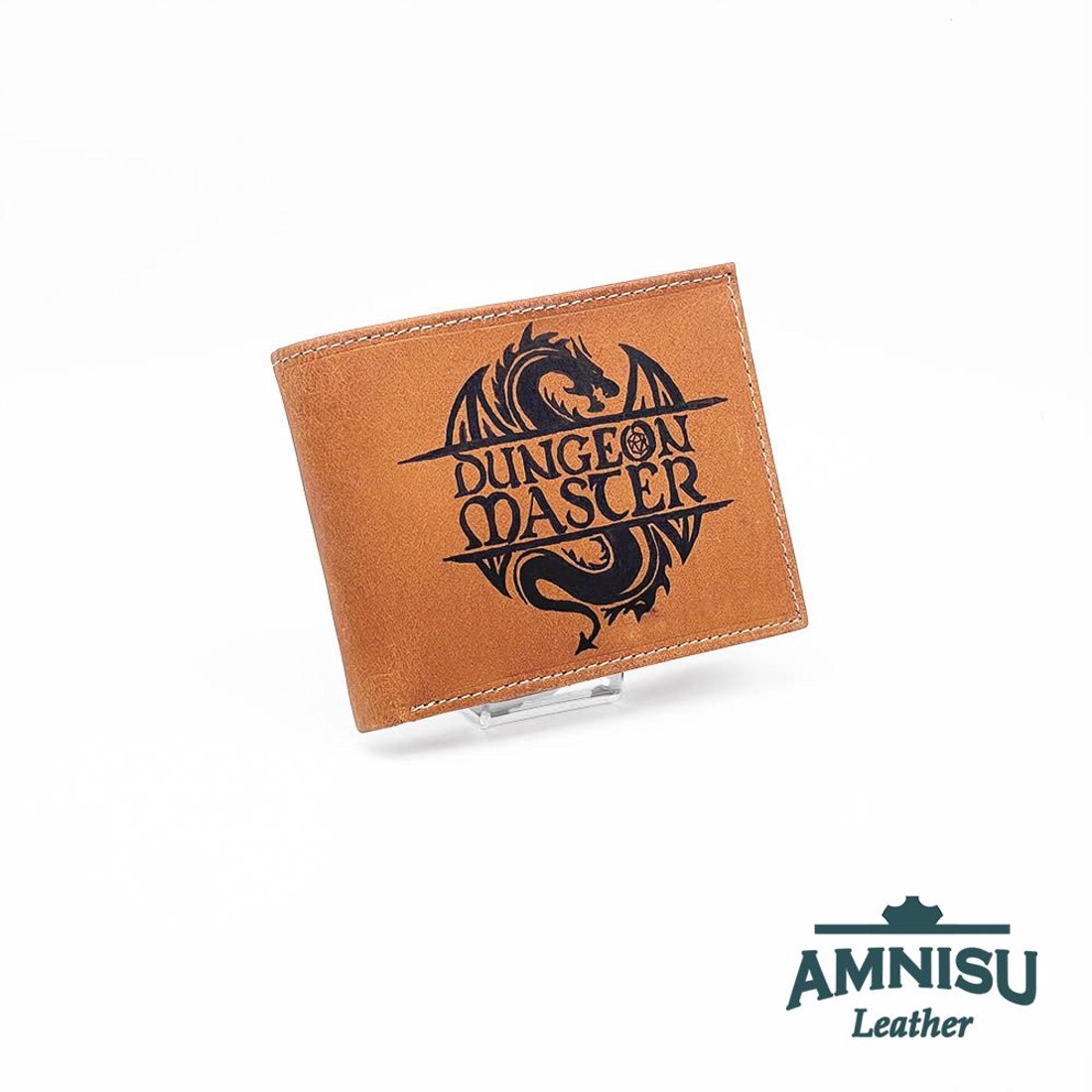 Világos barna Dungeon Master mintás férfi bőr pénztárca ABH1021-dunmasmin - táska & tok - pénztárca & más tok - pénztárca - férfi pénztárca - Meska.hu