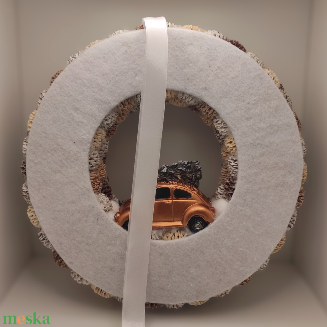 Karácsonyi kopogtató, koszorú 30 cm - otthon & életmód - dekoráció - ajtó- és ablak dekoráció - ajtódísz & kopogtató - Meska.hu