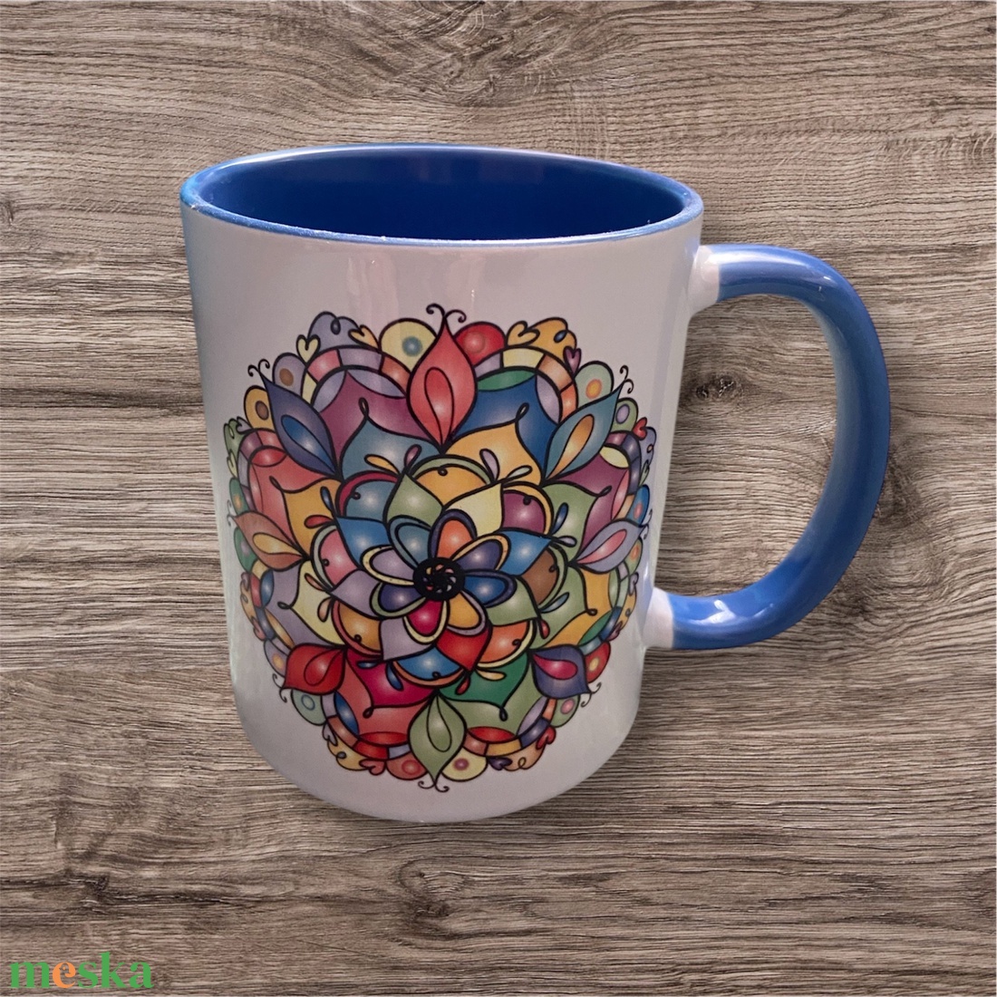 Bögre mandalás - otthon & életmód - konyhafelszerelés, tálalás - tálalás - bögre & csésze - Meska.hu