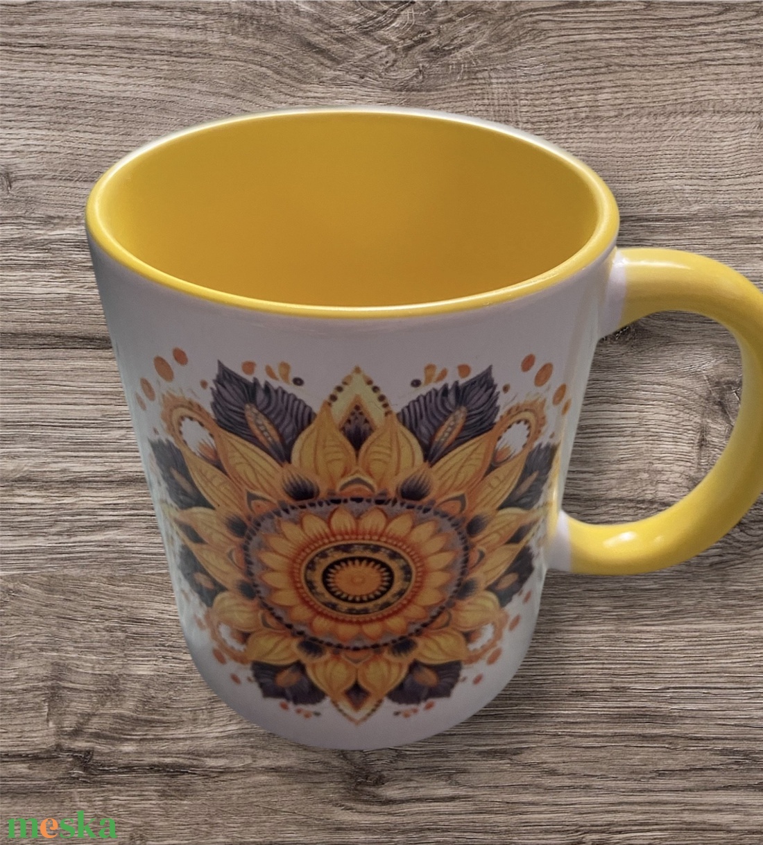 Sárga bögre - otthon & életmód - konyhafelszerelés, tálalás - tálalás - bögre & csésze - Meska.hu