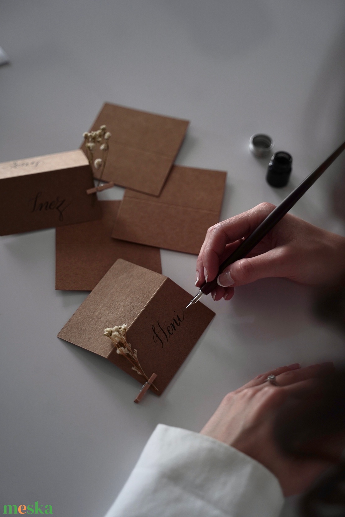 Esküvői ültetőkártya - esküvő - meghívó & kártya - ültetési rend - Meska.hu