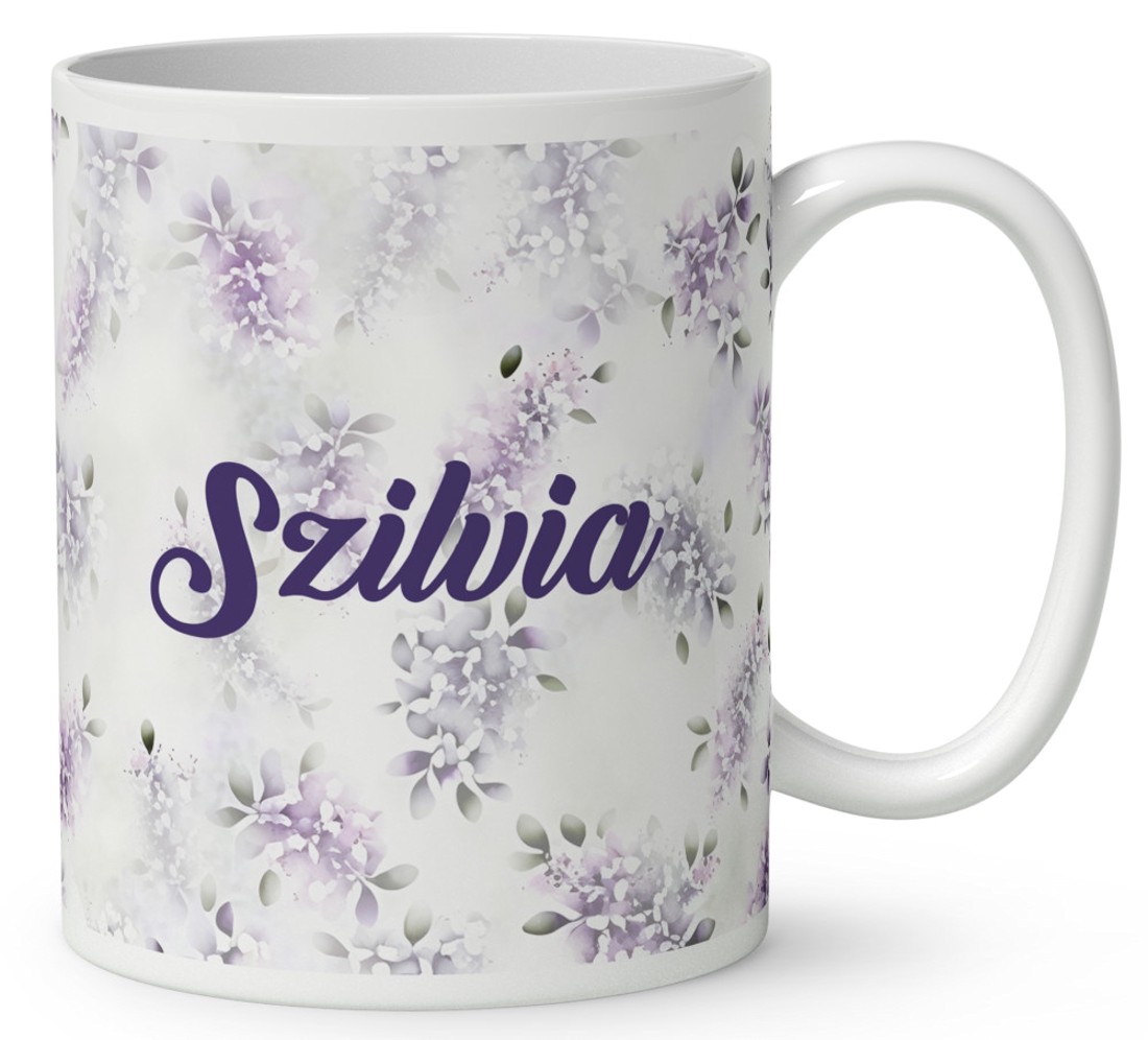 Névvel kérhető - Cuki levendulás manó mintás bögre - otthon & életmód - konyhafelszerelés, tálalás - tálalás - bögre & csésze - Meska.hu