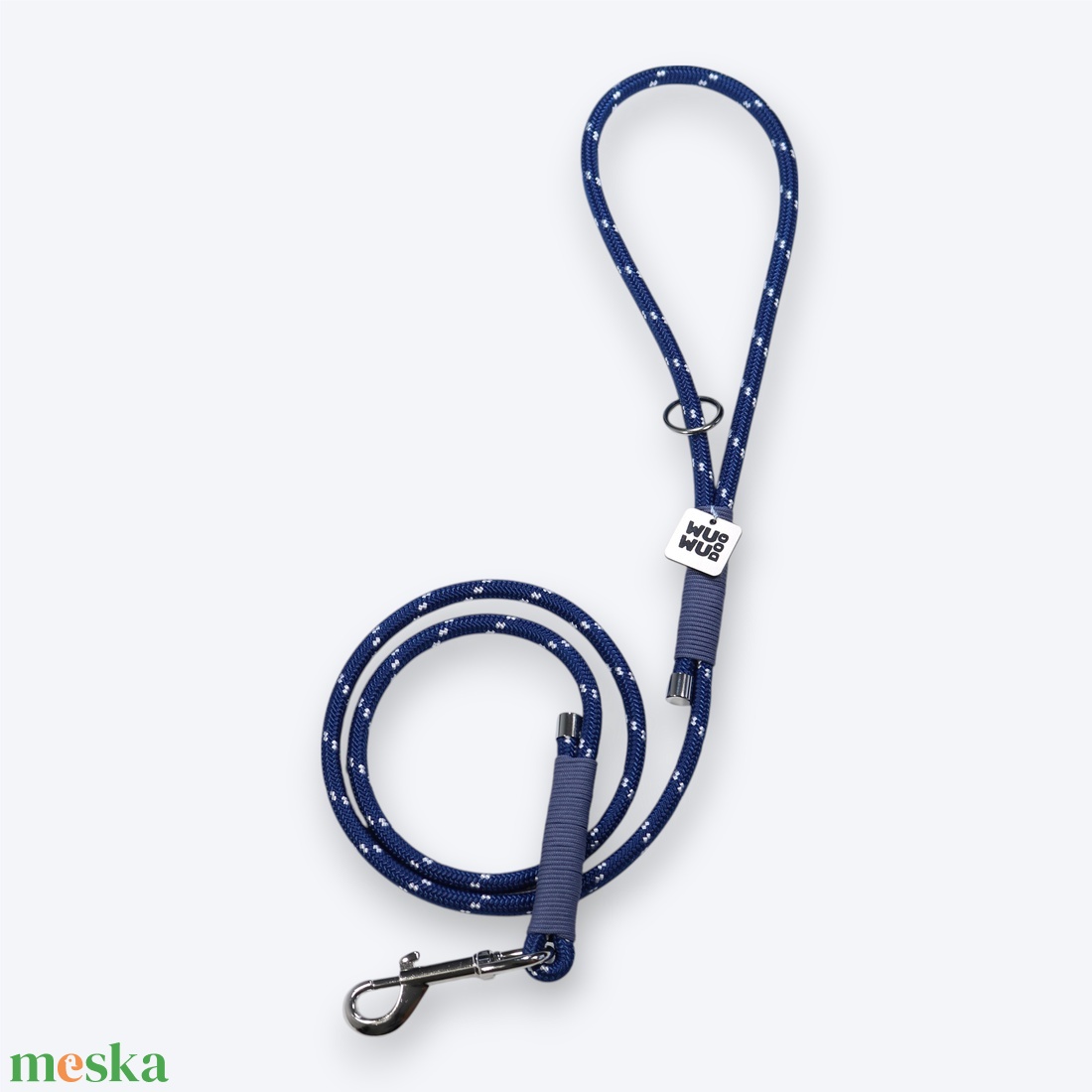 Kötélpóráz 120 cm - Kék fehér pöttyökkel - otthon & életmód - kisállatoknak - kutyáknak - kutya póráz - Meska.hu Kötélpóráz 120 cm - Kék fehér pöttyökkel - otthon & életmód - kisállatoknak - kutyáknak - kutya póráz - Meska.hu