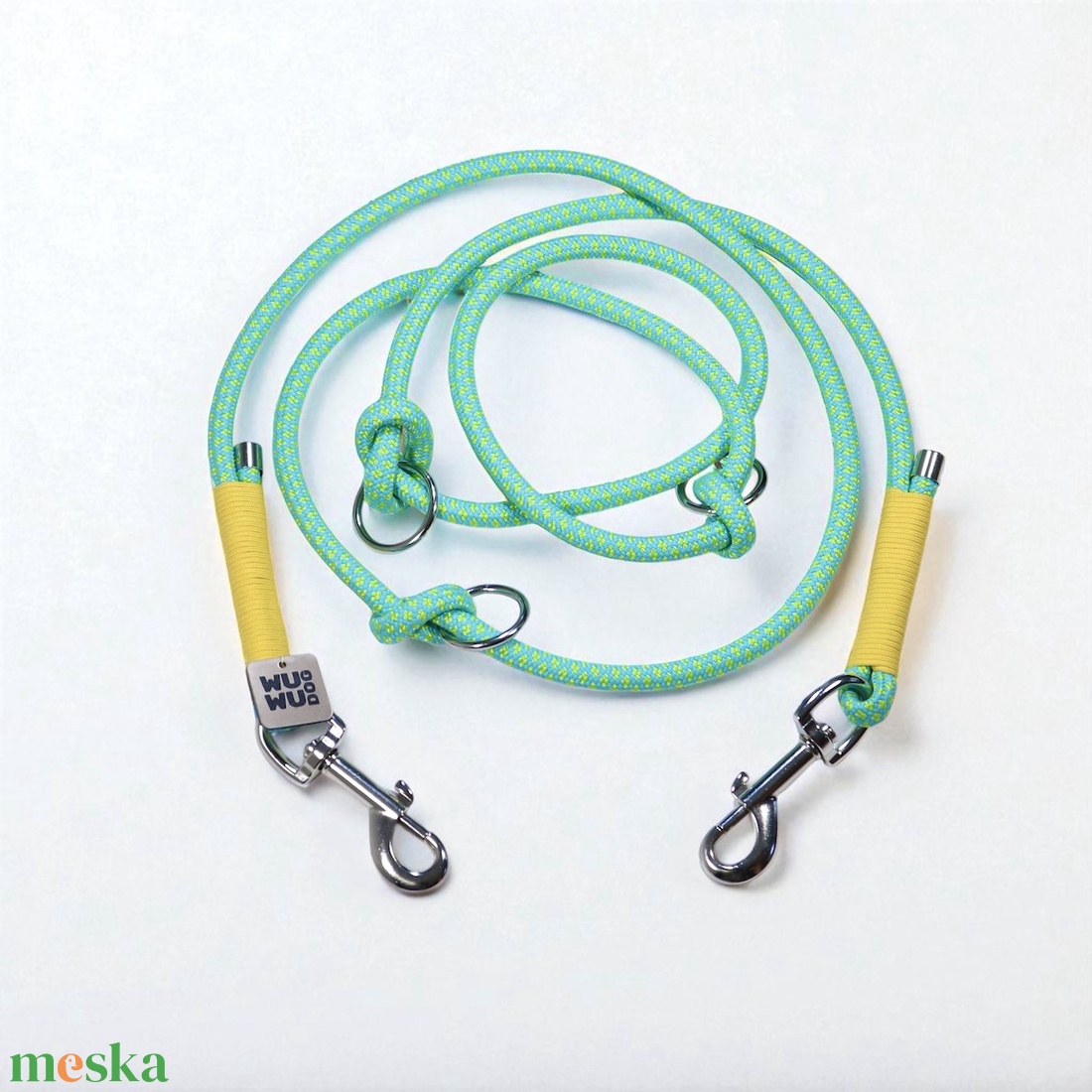 Multi way állítható póráz  - Menta  - otthon & életmód - kisállatoknak - kutyáknak - kutya póráz - Meska.hu