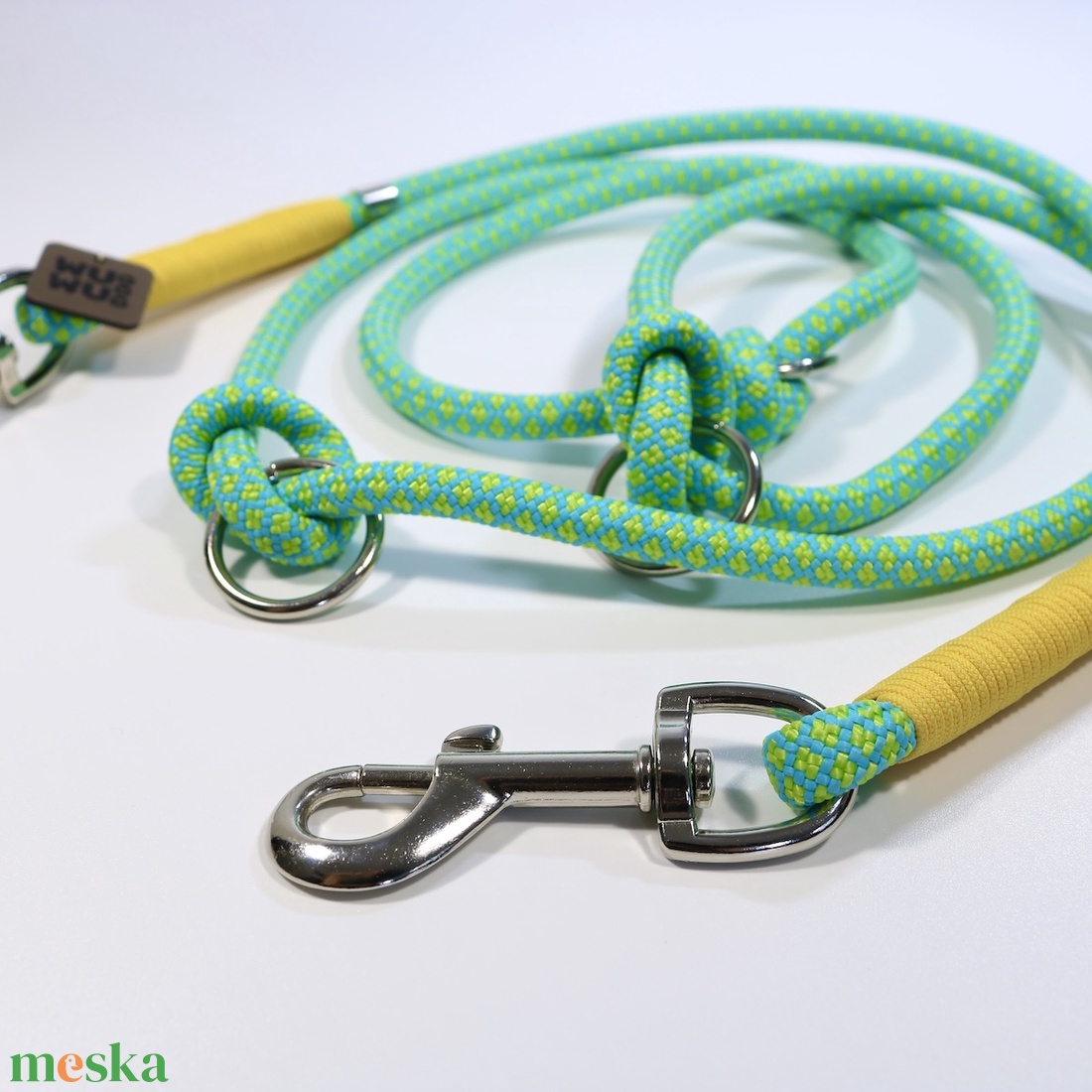 Multi way állítható póráz  - Menta  - otthon & életmód - kisállatoknak - kutyáknak - kutya póráz - Meska.hu