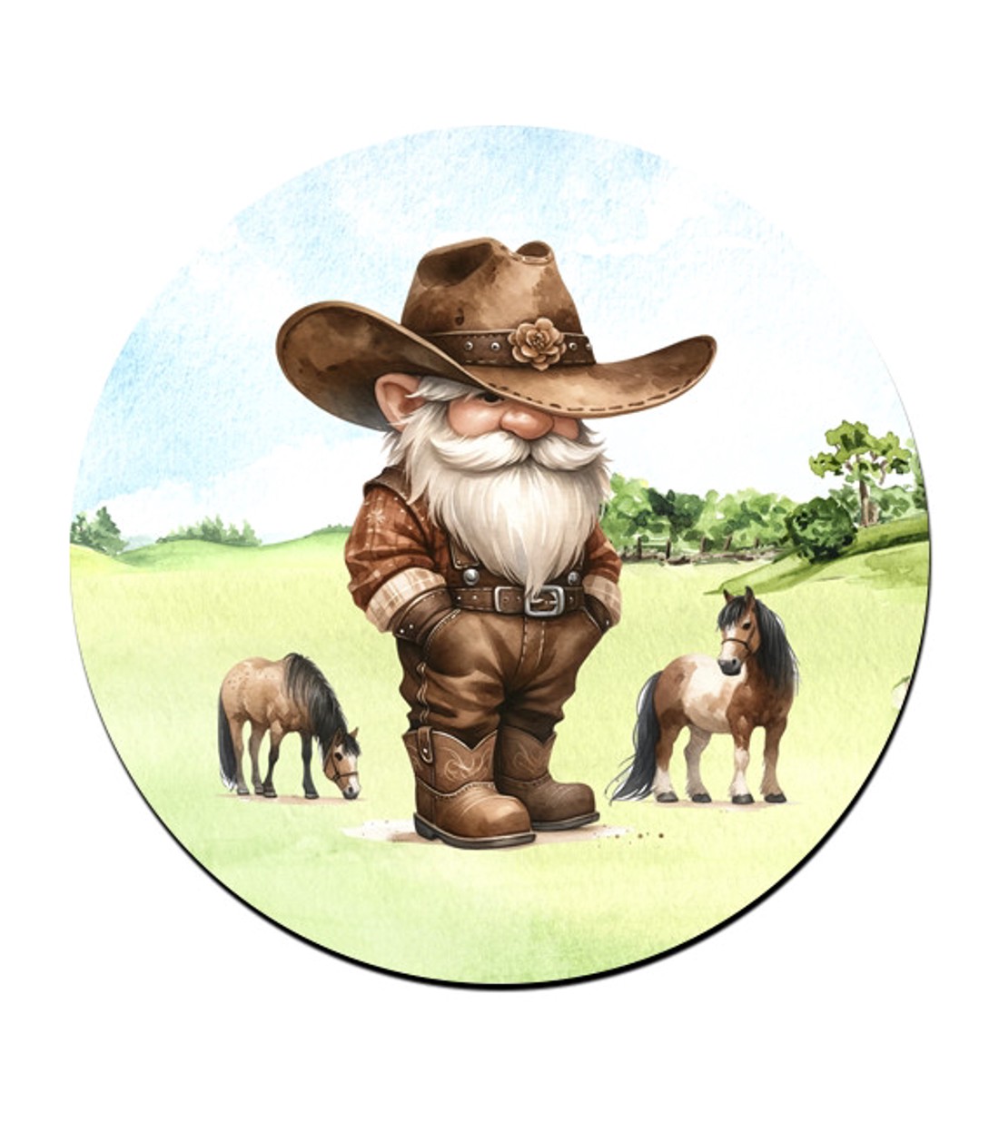 Gazda manó lovakkal bögre alátét -  - Meska.hu