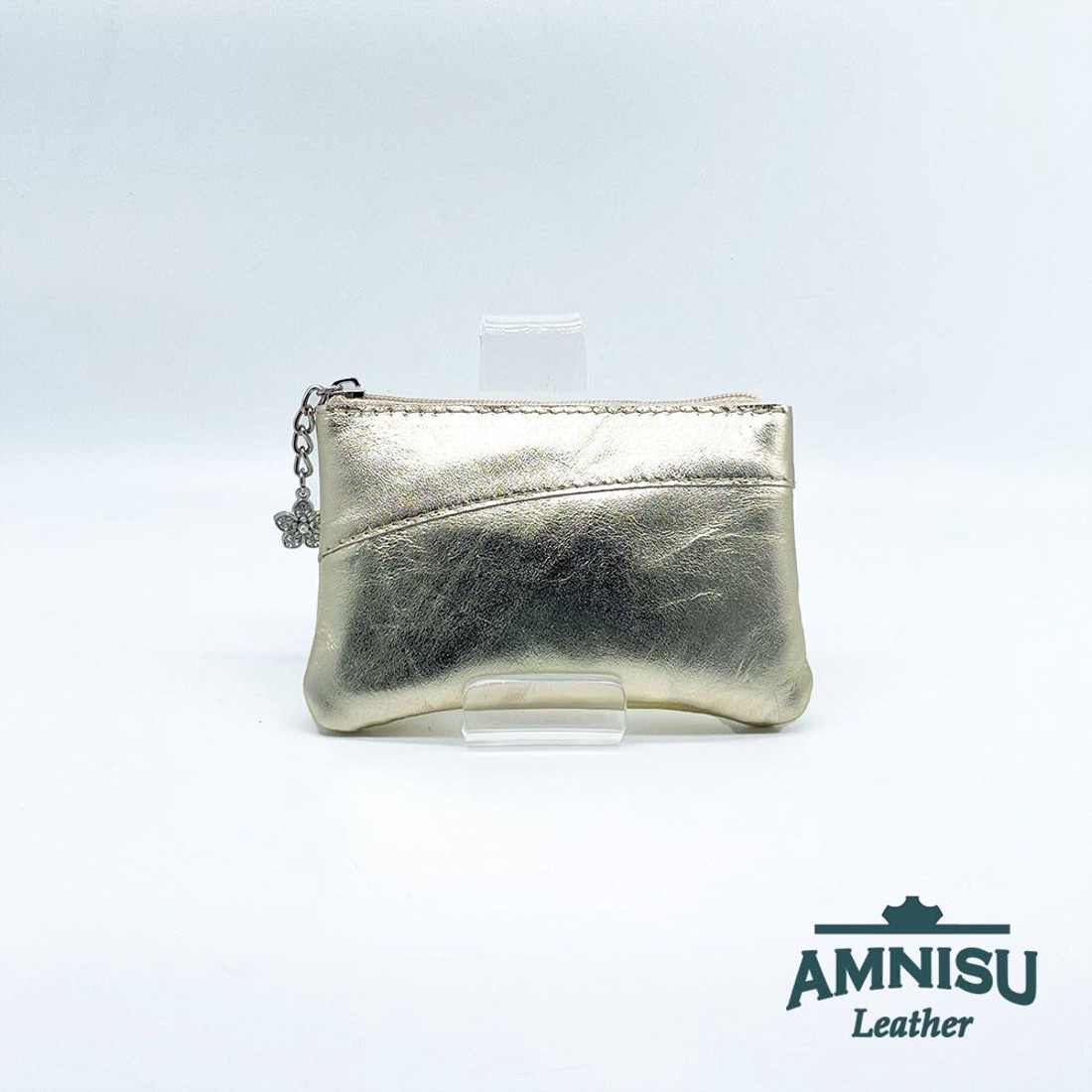 Arany ívelt egy cipzáras kulcstartó C2006 - táska & tok - kulcstartó & táskadísz - kulcstartó - Meska.hu