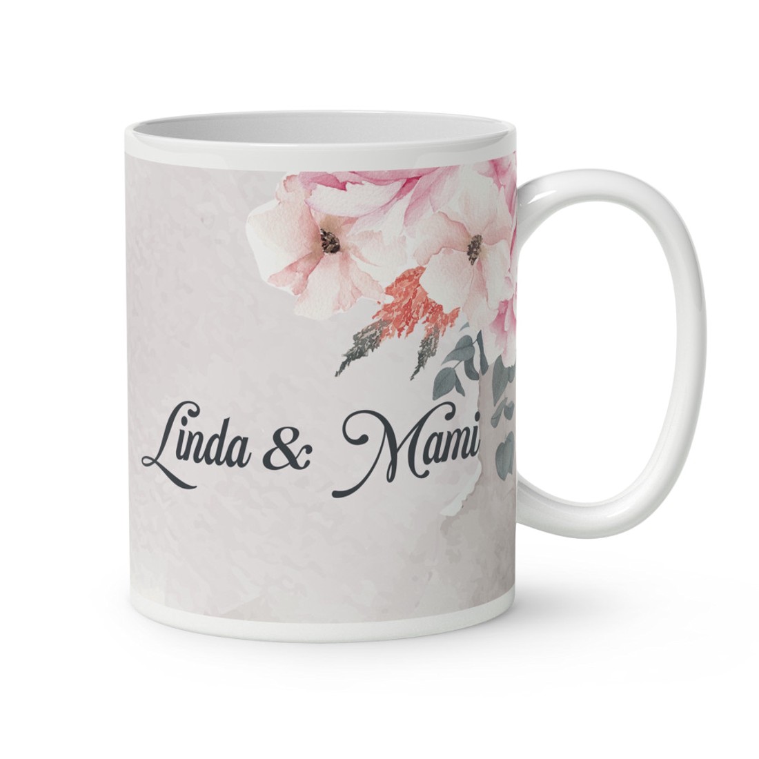 Kérd a neveddel - Vigyázok Rád Kicsim mintás bögre - otthon & életmód - konyhafelszerelés, tálalás - tálalás - bögre & csésze - Meska.hu