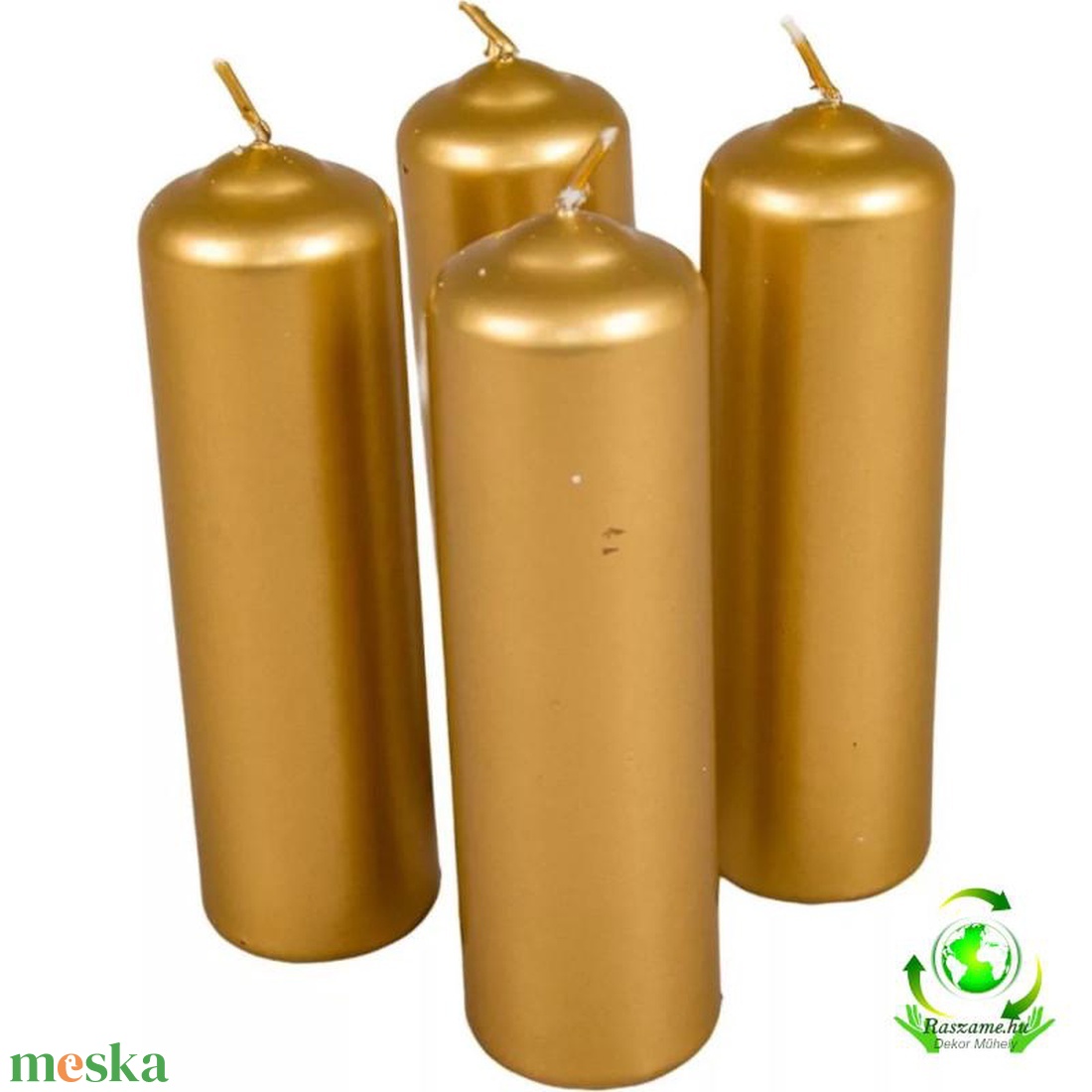 Metál henger gyertya szett 40x120mm - arany - kellékek & szerszámok - dekorációs kellékek - dekorációs gyertya - Meska.hu Metál henger gyertya szett 40x120mm - arany - kellékek & szerszámok - dekorációs kellékek - dekorációs gyertya - Meska.hu
