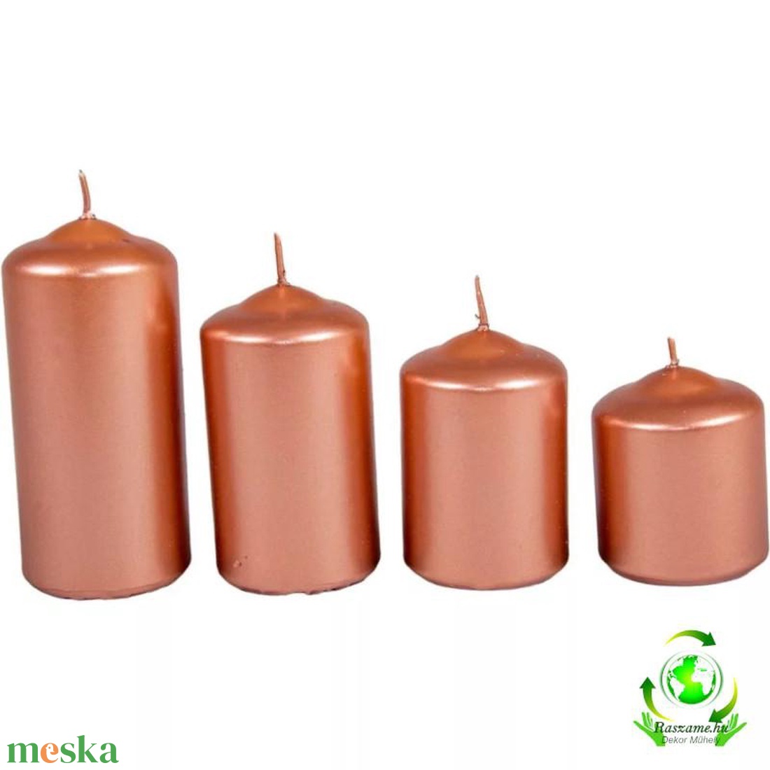 Metál 50 mm lépcsős gyertya szett - rose gold - kellékek & szerszámok - dekorációs kellékek - dekorációs gyertya - Meska.hu Metál 50 mm lépcsős gyertya szett - rose gold - kellékek & szerszámok - dekorációs kellékek - dekorációs gyertya - Meska.hu