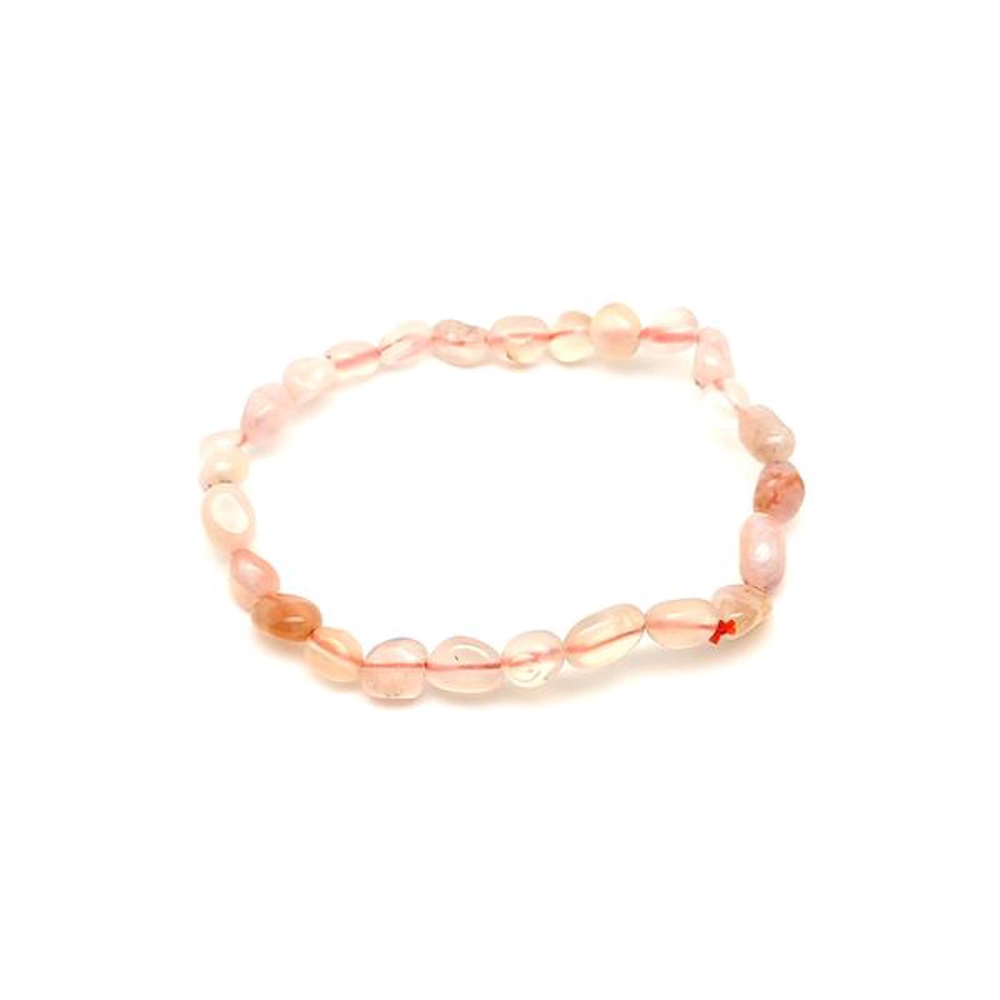 Achát sakura pebble karkötő 6-10mm - ékszer - karkötő - ásványkarkötő - Meska.hu