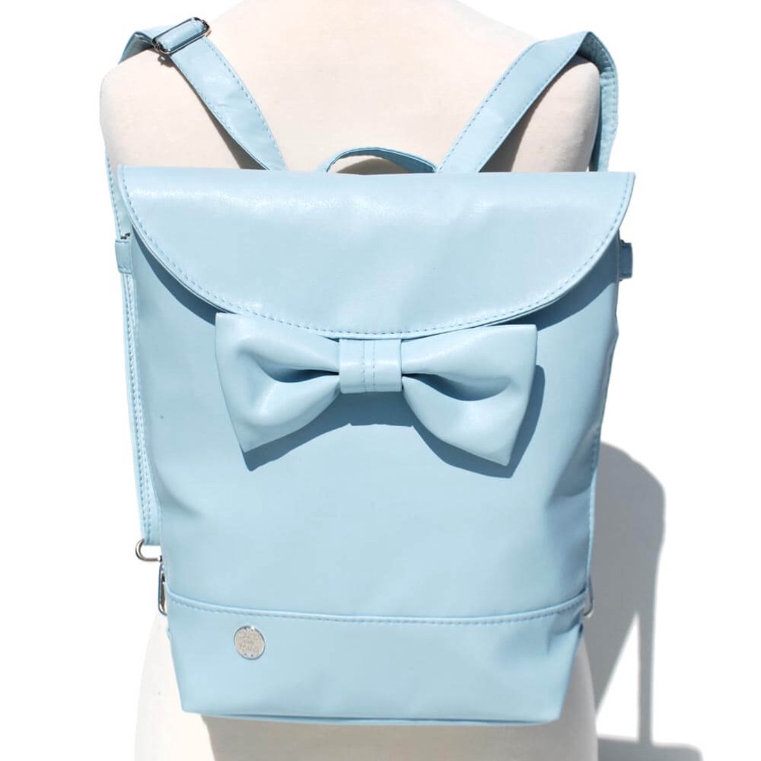 SuziartBag Világoskék masnis kisméretű 2in1 hátizsák - táska & tok - kézitáska & válltáska - válltáska - Meska.hu SuziartBag Világoskék masnis kisméretű 2in1 hátizsák - táska & tok - kézitáska & válltáska - válltáska - Meska.hu