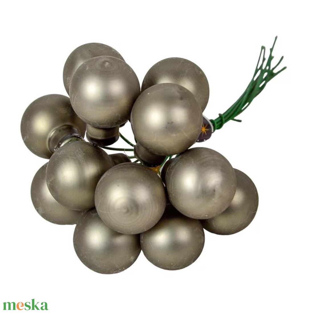 Üveggömb pick 2 cm - meleg szürke - matt 12 db - kellékek & szerszámok - dekorációs kellékek - üveggömb pick - Meska.hu Üveggömb pick 2 cm - meleg szürke - matt 12 db - kellékek & szerszámok - dekorációs kellékek - üveggömb pick - Meska.hu