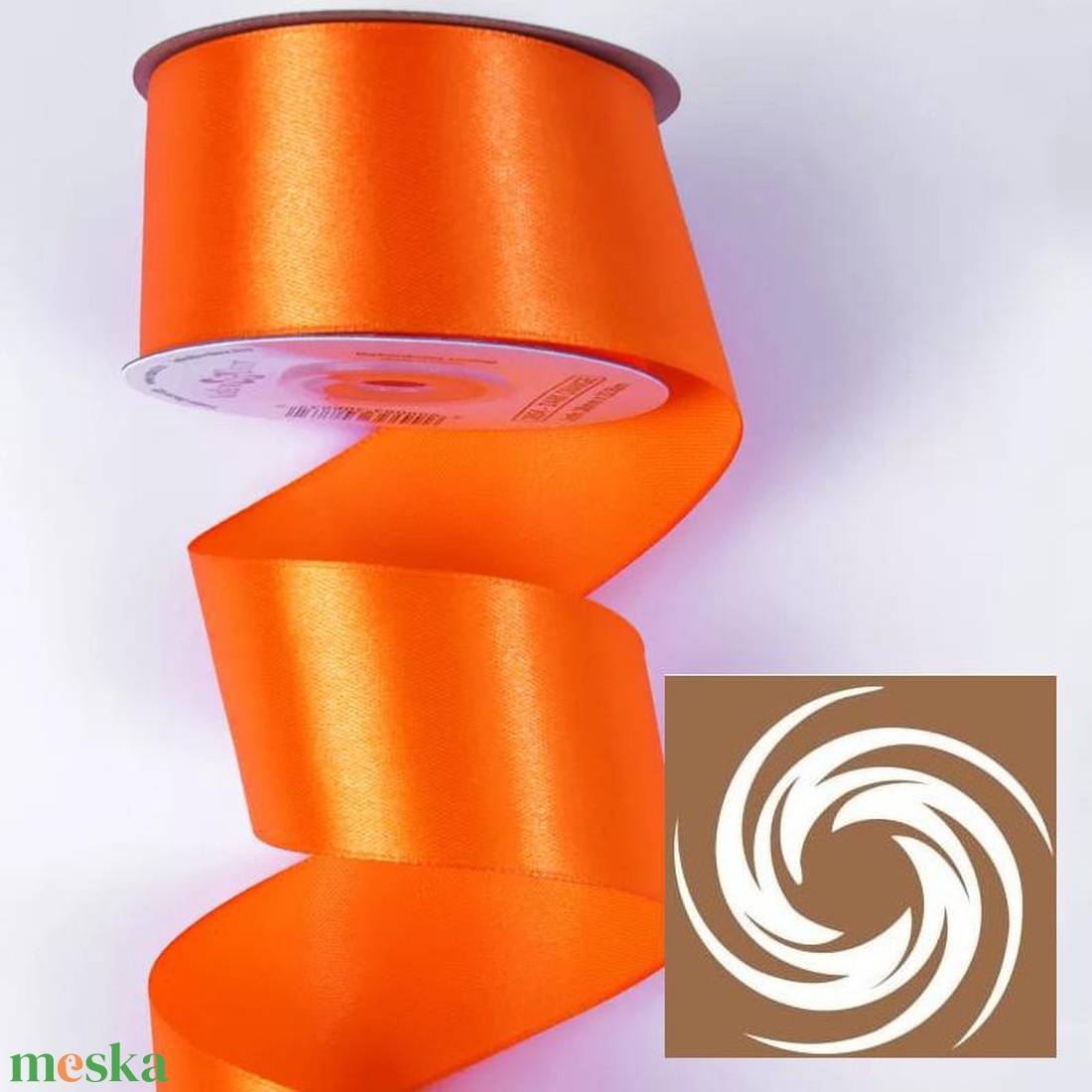 Szatén szalag 38mmx22,86m - sötét narancssárga - kellékek & szerszámok - rövidáru - szalag, pánt - szatén szalag - Meska.hu Szatén szalag 38mmx22,86m - sötét narancssárga - kellékek & szerszámok - rövidáru - szalag, pánt - szatén szalag - Meska.hu
