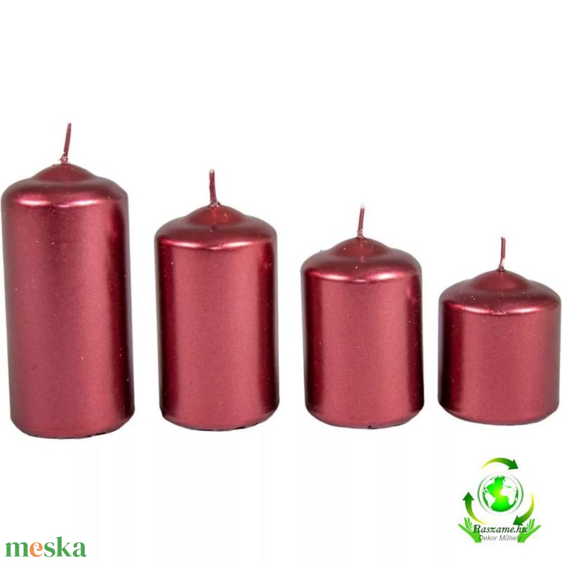 Metál 50 mm lépcsős gyertya szett - bordó - kellékek & szerszámok - dekorációs kellékek - dekorációs gyertya - Meska.hu Metál 50 mm lépcsős gyertya szett - bordó - kellékek & szerszámok - dekorációs kellékek - dekorációs gyertya - Meska.hu