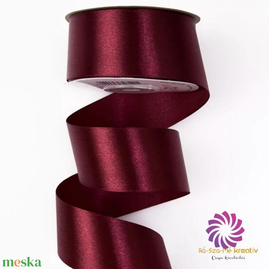 Szatén szalag 38mmx22,86m - wine red - kellékek & szerszámok - rövidáru - szalag, pánt - szatén szalag - Meska.hu Szatén szalag 38mmx22,86m - wine red - kellékek & szerszámok - rövidáru - szalag, pánt - szatén szalag - Meska.hu