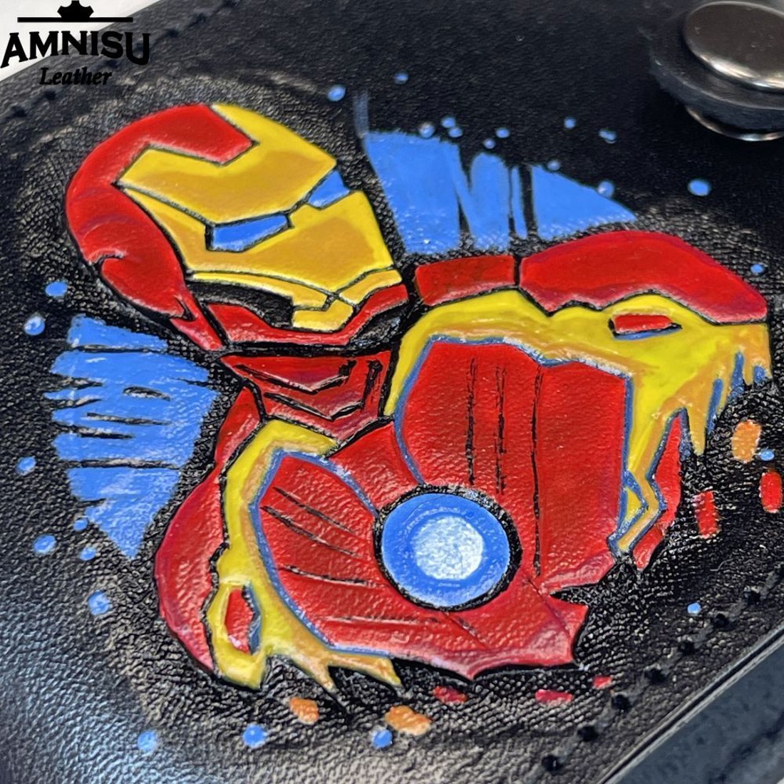 Ironman-es igazolványtartó - táska & tok - pénztárca & más tok - kártyatartó & irattartó - Meska.hu