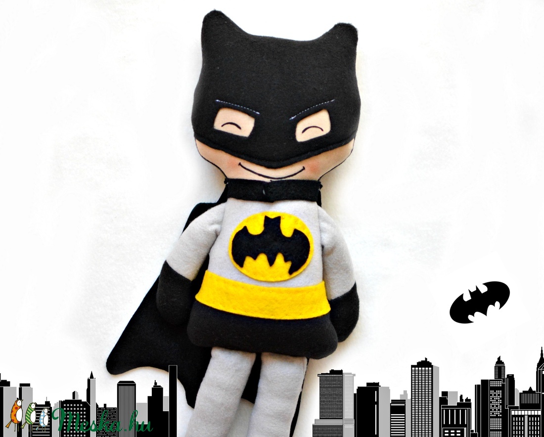 Batman baba, szuperhős baba - - Meska.hu Batman baba, szuperhős baba - - Meska.hu
