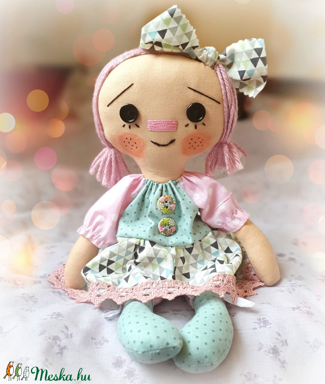 Raggedy Ann baba - - Meska.hu Raggedy Ann baba - - Meska.hu