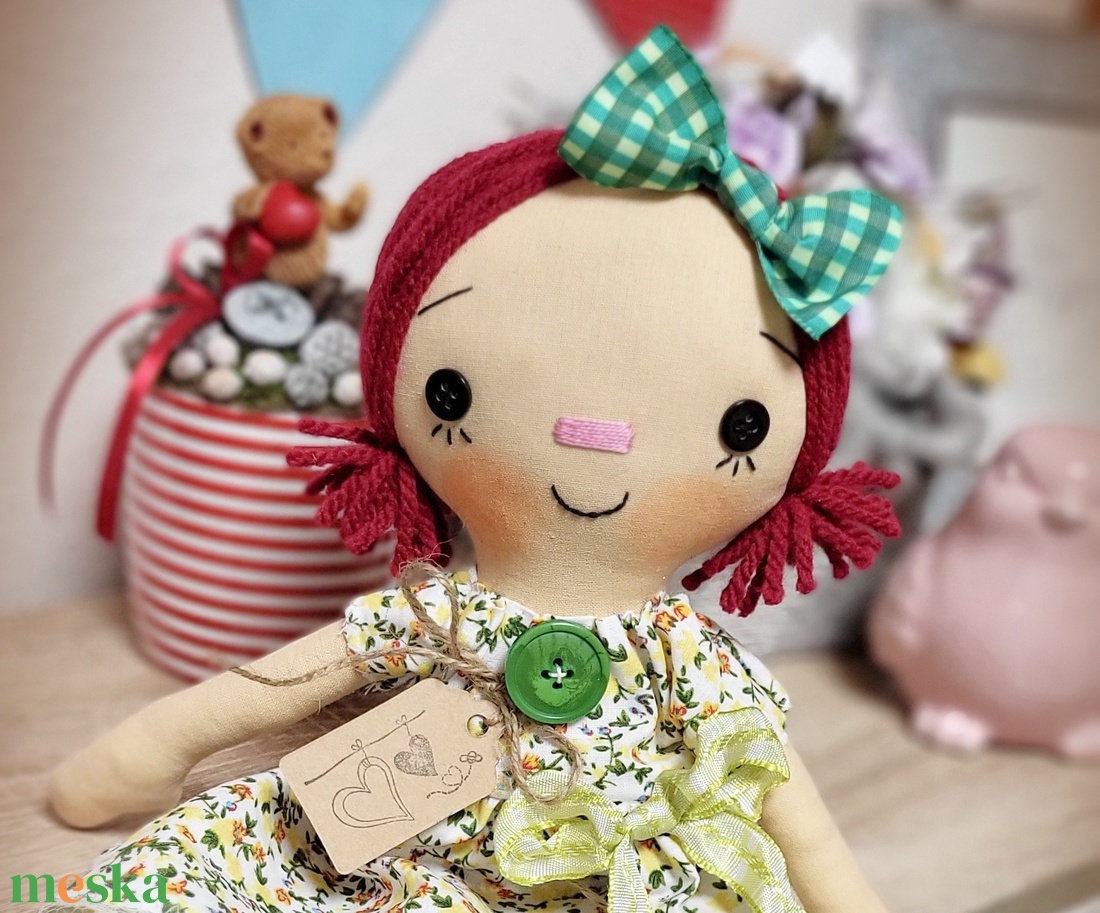 Baba, rongybaba, Raggedy Ann, dekoráció - otthon & életmód - babaszoba, gyerekszoba - babaszoba dekoráció - Meska.hu Baba, rongybaba, Raggedy Ann, dekoráció - otthon & életmód - babaszoba, gyerekszoba - babaszoba dekoráció - Meska.hu