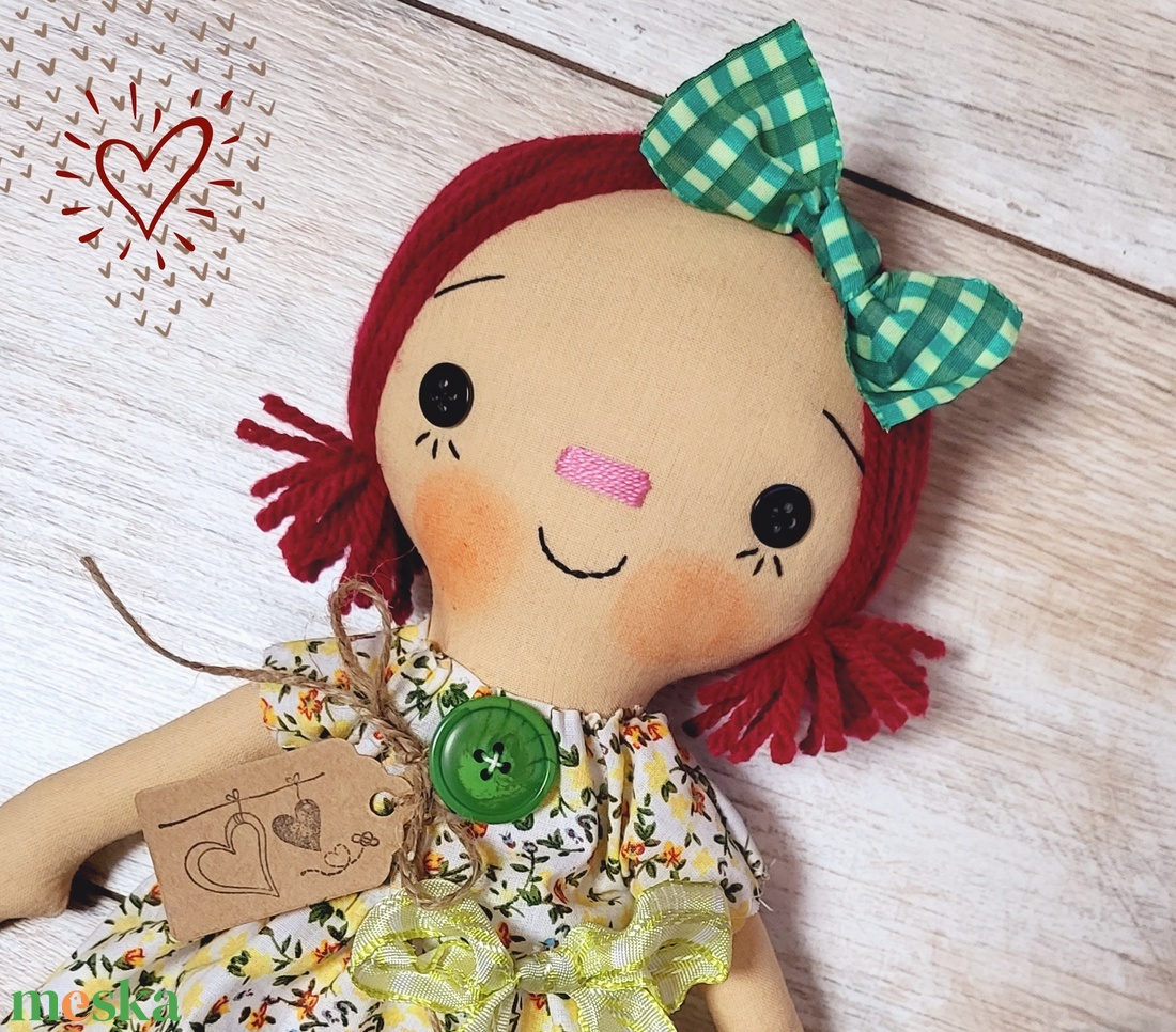 Baba, rongybaba, Raggedy Ann, dekoráció - otthon & életmód - babaszoba, gyerekszoba - babaszoba dekoráció - Meska.hu Baba, rongybaba, Raggedy Ann, dekoráció - otthon & életmód - babaszoba, gyerekszoba - babaszoba dekoráció - Meska.hu