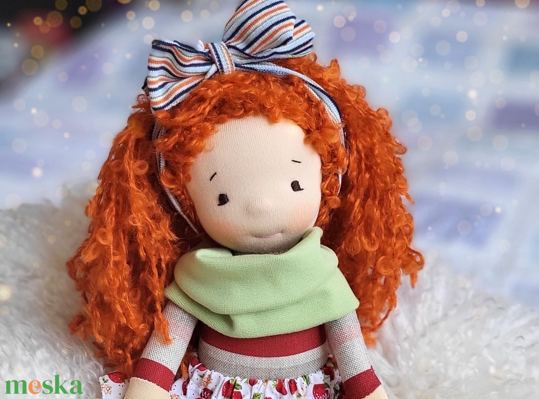 Karolin waldorf baba  - játék & sport - baba & babaház - öltöztethető baba - Meska.hu