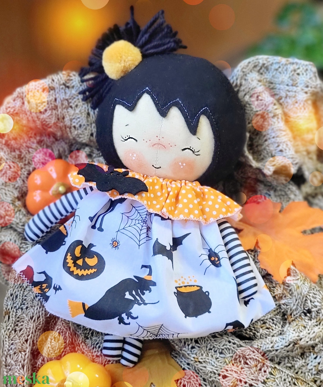 Halloween baba - játék & sport - baba & babaház - öltöztethető baba - Meska.hu Halloween baba - játék & sport - baba & babaház - öltöztethető baba - Meska.hu