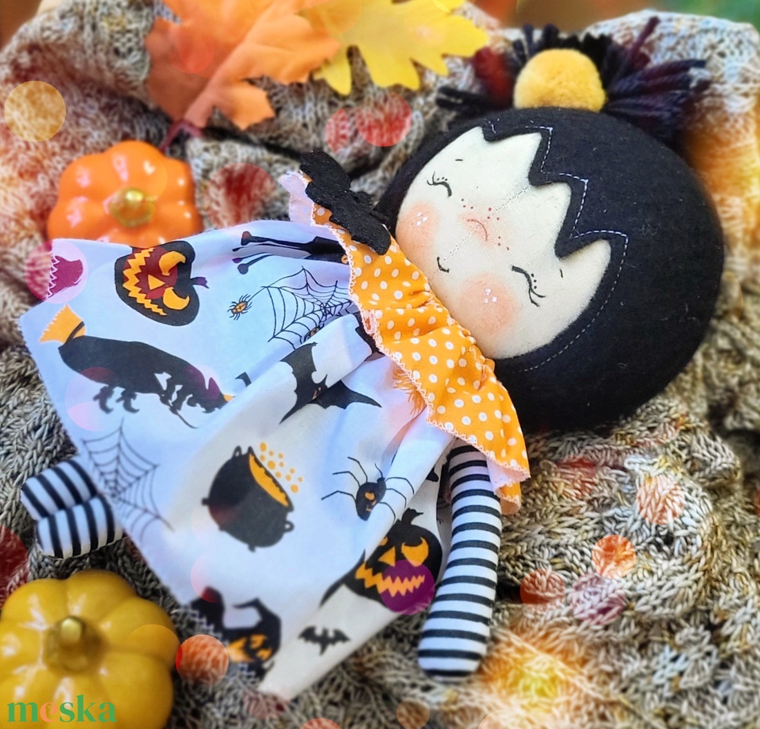 Halloween baba - játék & sport - baba & babaház - öltöztethető baba - Meska.hu Halloween baba - játék & sport - baba & babaház - öltöztethető baba - Meska.hu