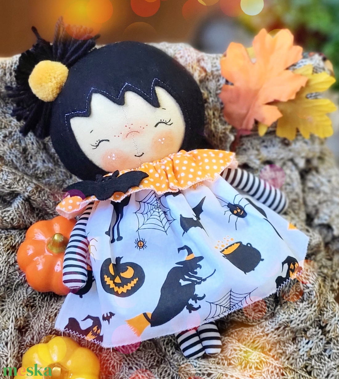 Halloween baba - játék & sport - baba & babaház - öltöztethető baba - Meska.hu Halloween baba - játék & sport - baba & babaház - öltöztethető baba - Meska.hu