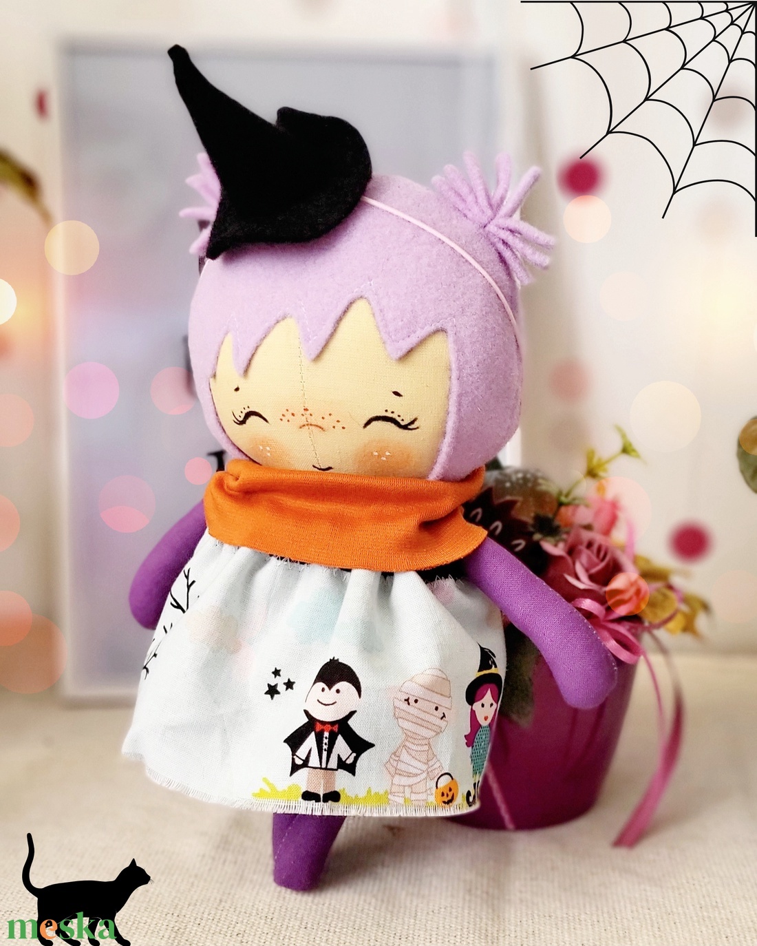 Halloween baba, boszorkány baba - játék & sport - baba & babaház - öltöztethető baba - Meska.hu Halloween baba, boszorkány baba - játék & sport - baba & babaház - öltöztethető baba - Meska.hu