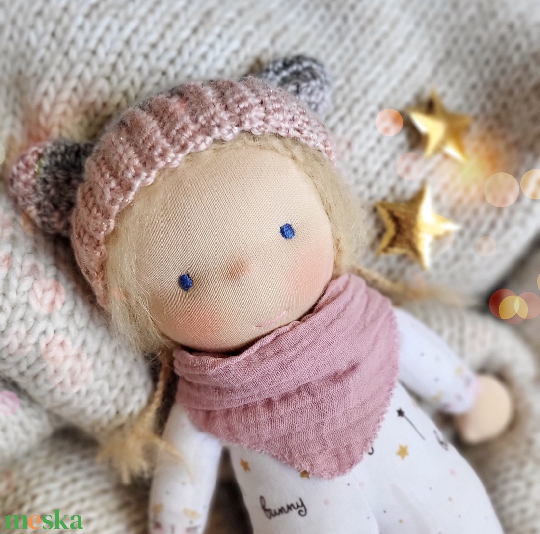 Bella waldorf baba  - játék & sport - baba & babaház - öltöztethető baba - Meska.hu