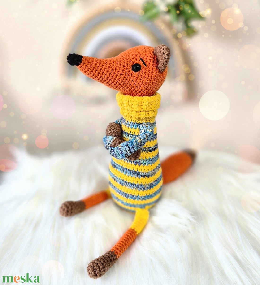 Horgolt róka, amigurumi róka - játék & sport - baba & babaház - baba - Meska.hu Horgolt róka, amigurumi róka - játék & sport - baba & babaház - baba - Meska.hu