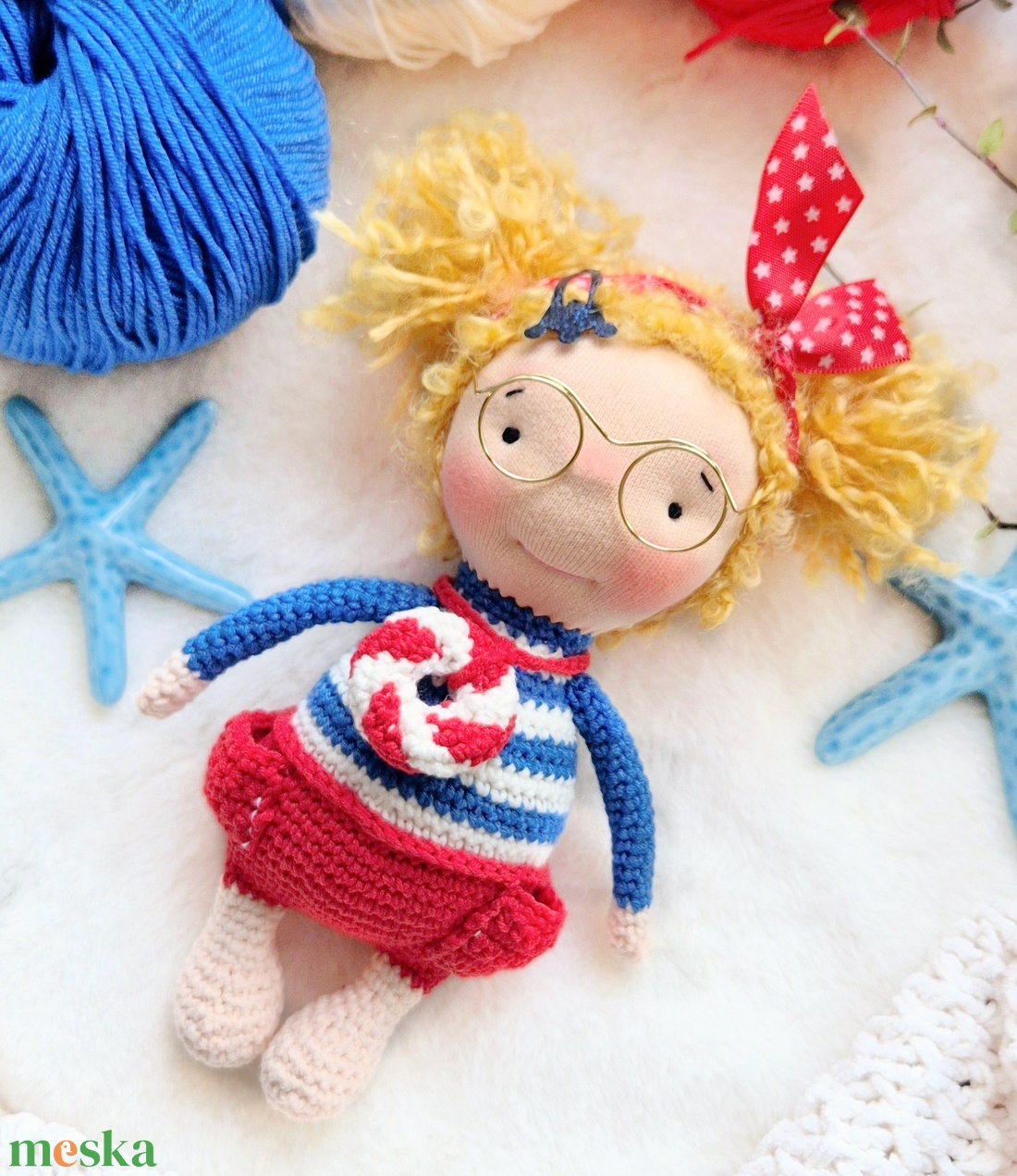 Rita horgolt testű waldorf baba - játék & sport - baba & babaház - baba - Meska.hu Rita horgolt testű waldorf baba - játék & sport - baba & babaház - baba - Meska.hu