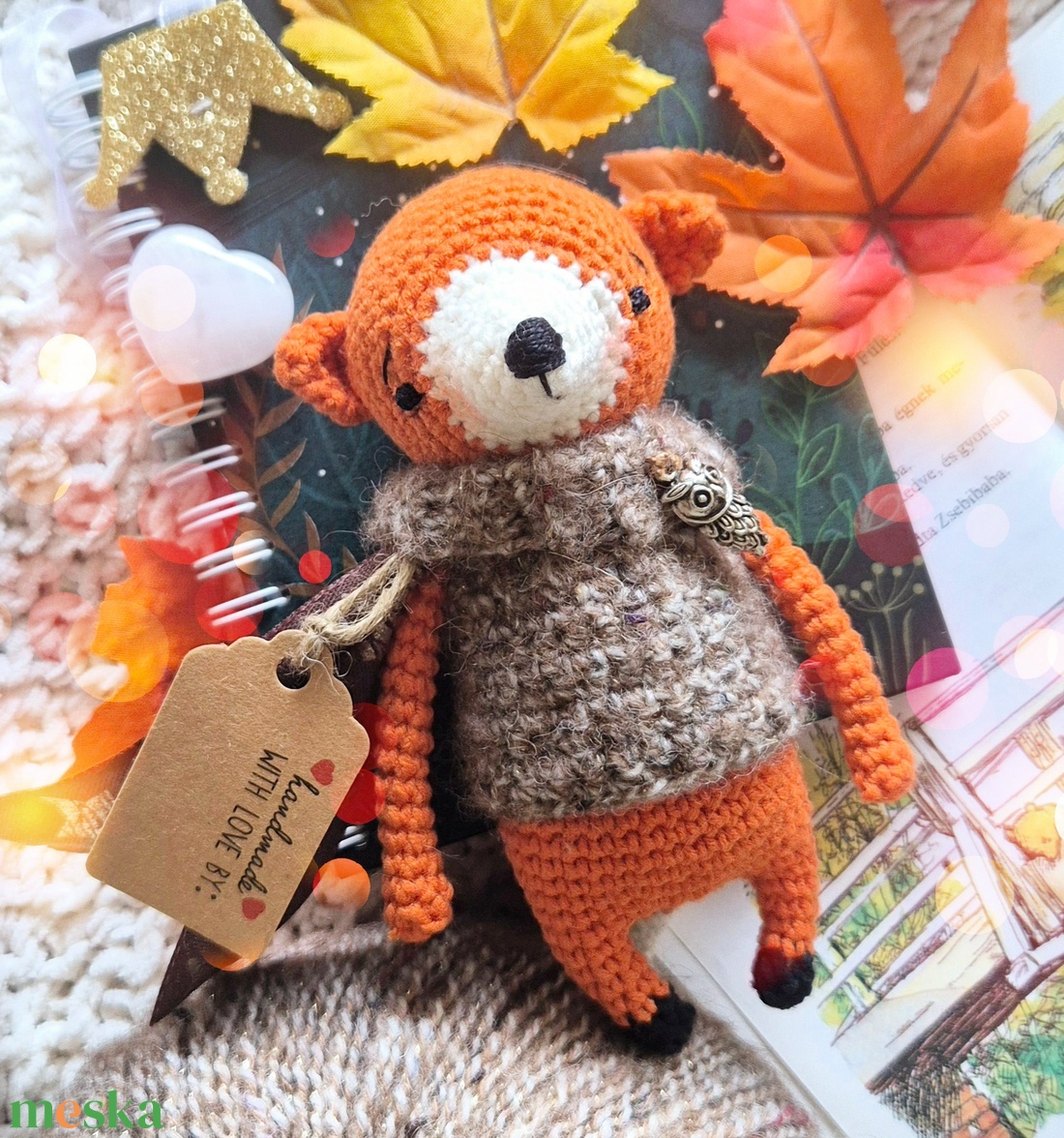 Horgolt róka, amigurumi róka - játék & sport - baba & babaház - baba - Meska.hu Horgolt róka, amigurumi róka - játék & sport - baba & babaház - baba - Meska.hu