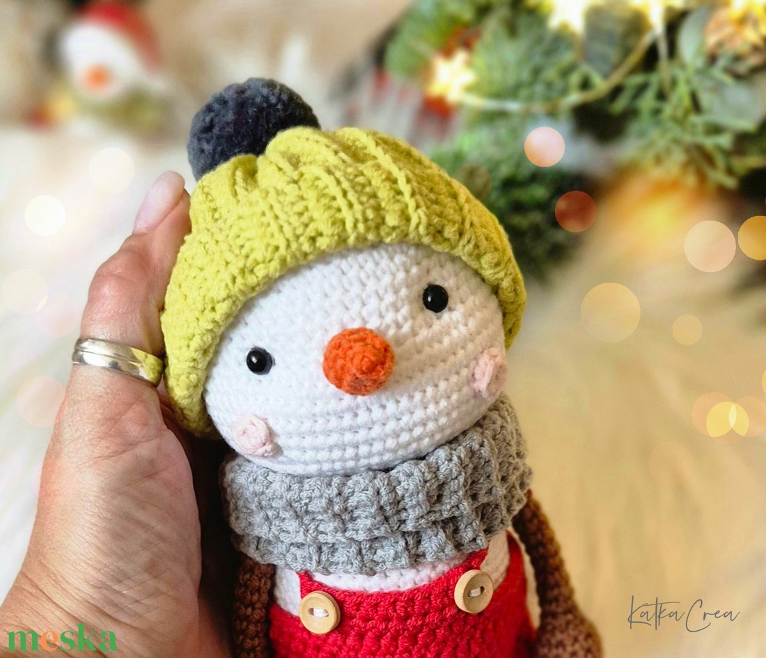 Horgolt hóember, amigurumi hóember - játék & sport - plüssállat & játékfigura - más figura - Meska.hu Horgolt hóember, amigurumi hóember - játék & sport - plüssállat & játékfigura - más figura - Meska.hu