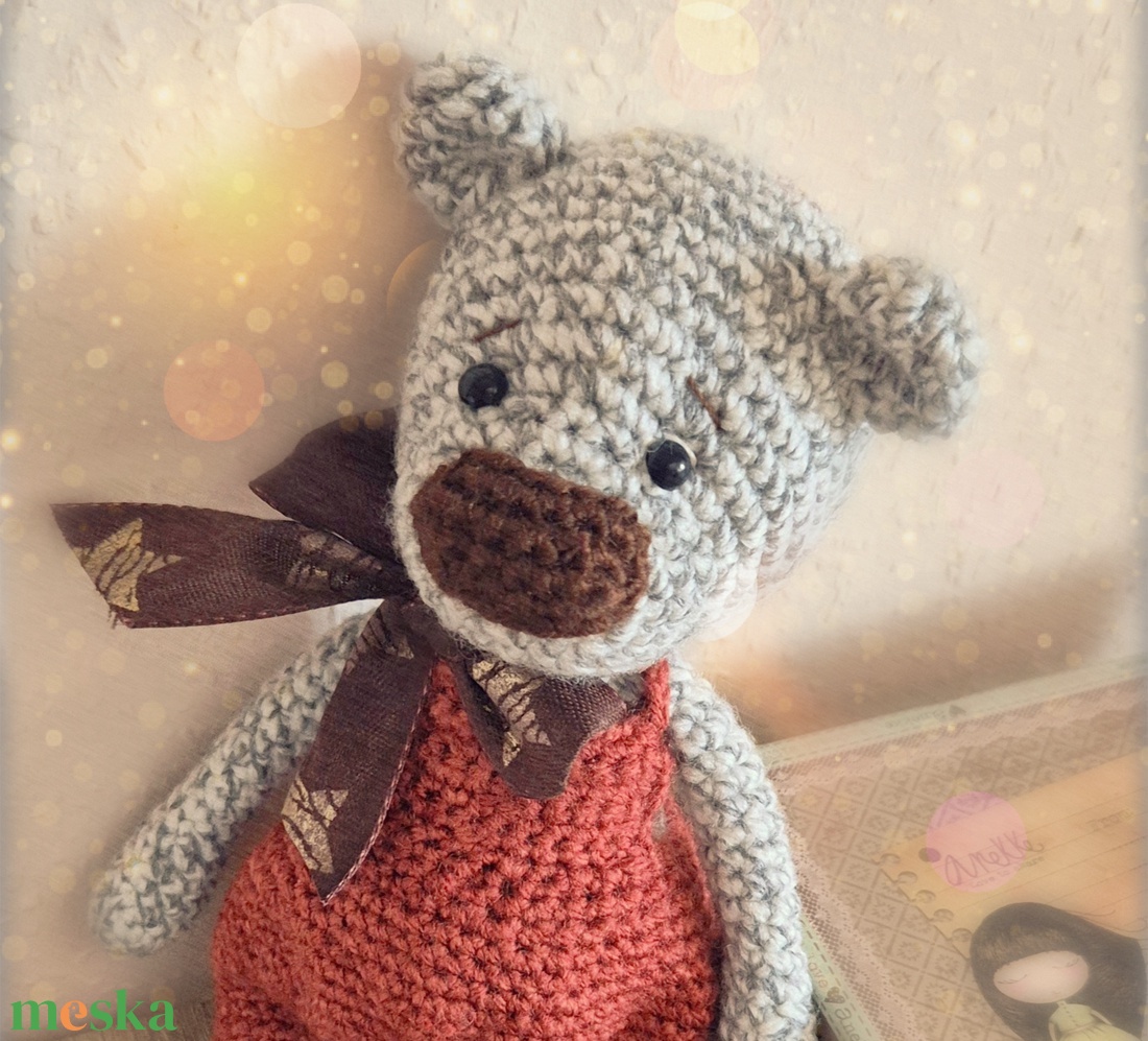 Horgolt maci, amigurumi medve - játék & sport - plüssállat & játékfigura - maci - Meska.hu