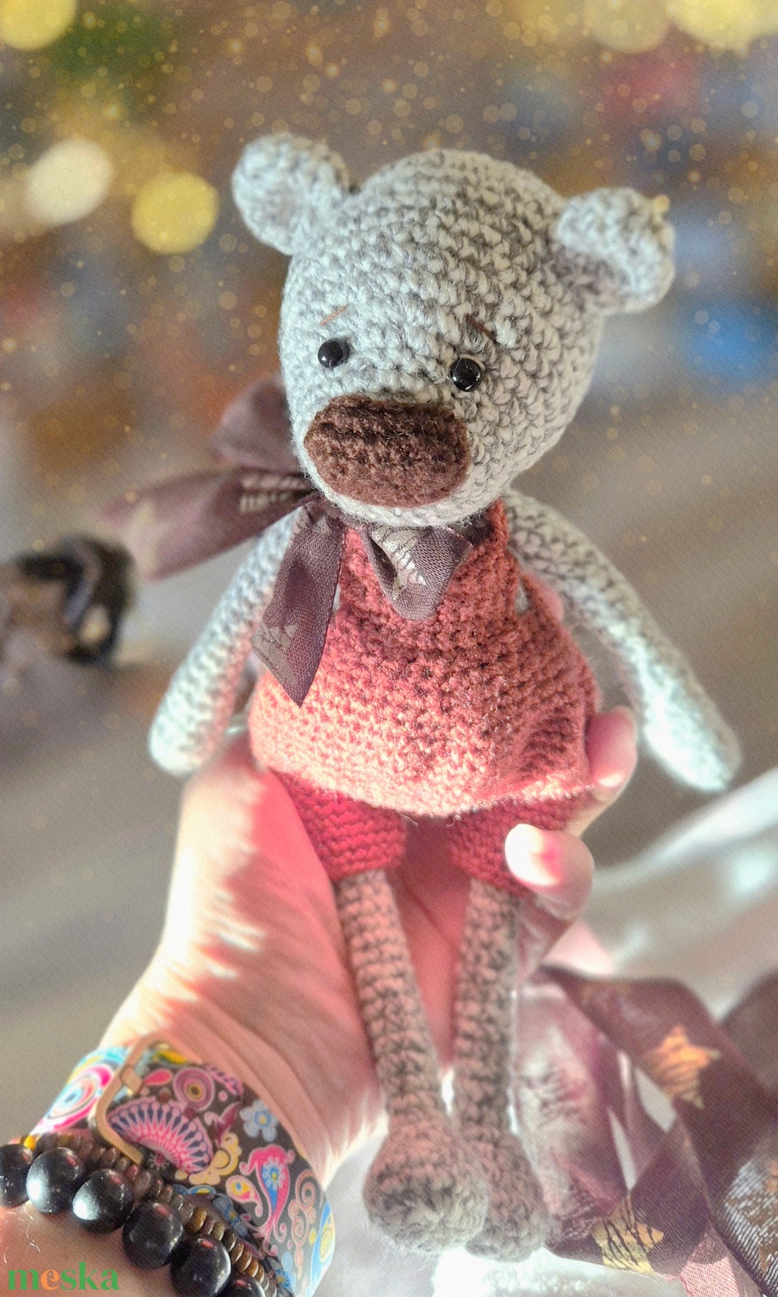 Horgolt maci, amigurumi medve - játék & sport - plüssállat & játékfigura - maci - Meska.hu