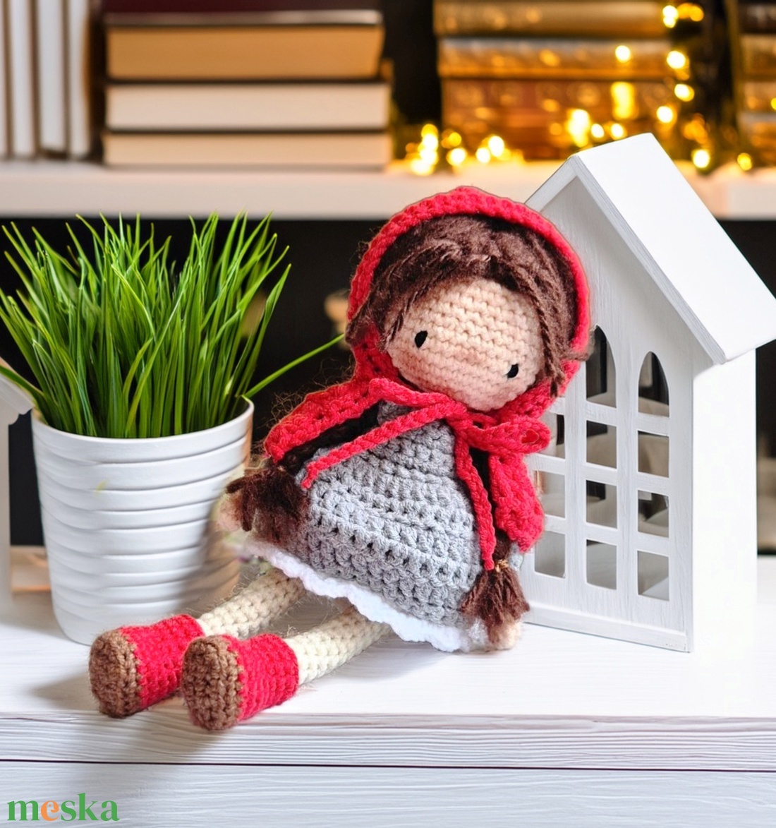 Piroska horgolt baba, amigurumi baba, öltöztethető baba - játék & sport - baba & babaház - baba - Meska.hu Piroska horgolt baba, amigurumi baba, öltöztethető baba - játék & sport - baba & babaház - baba - Meska.hu