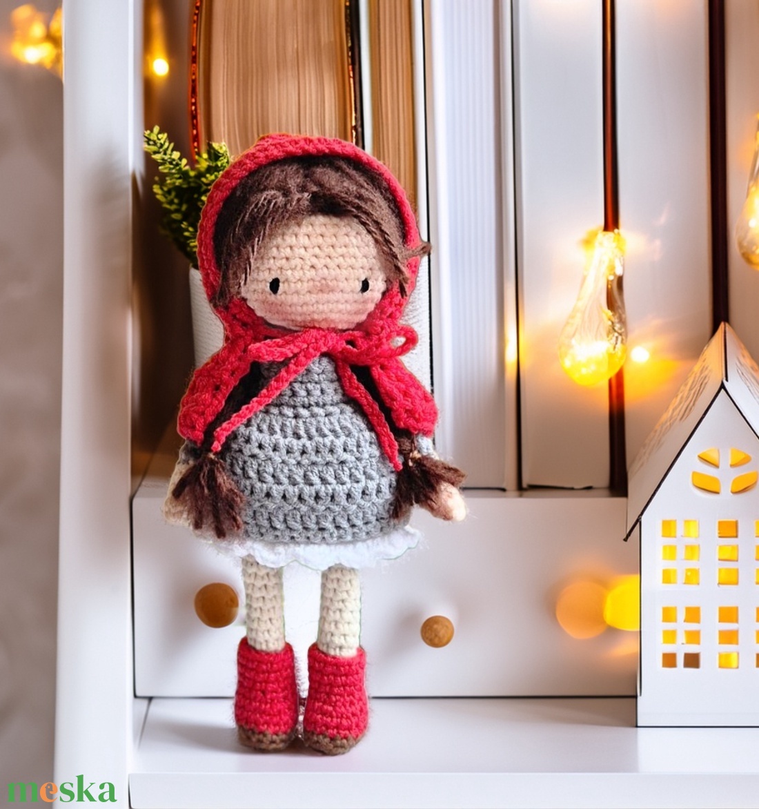 Piroska horgolt baba, amigurumi baba, öltöztethető baba - játék & sport - baba & babaház - baba - Meska.hu Piroska horgolt baba, amigurumi baba, öltöztethető baba - játék & sport - baba & babaház - baba - Meska.hu
