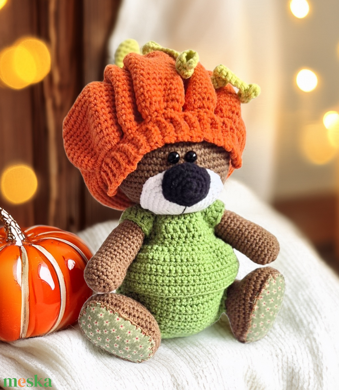 Horgolt maci, amigurumi medve, tök, halloween, őszi dekoráció - játék & sport - plüssállat & játékfigura - maci - Meska.hu Horgolt maci, amigurumi medve, tök, halloween, őszi dekoráció - játék & sport - plüssállat & játékfigura - maci - Meska.hu