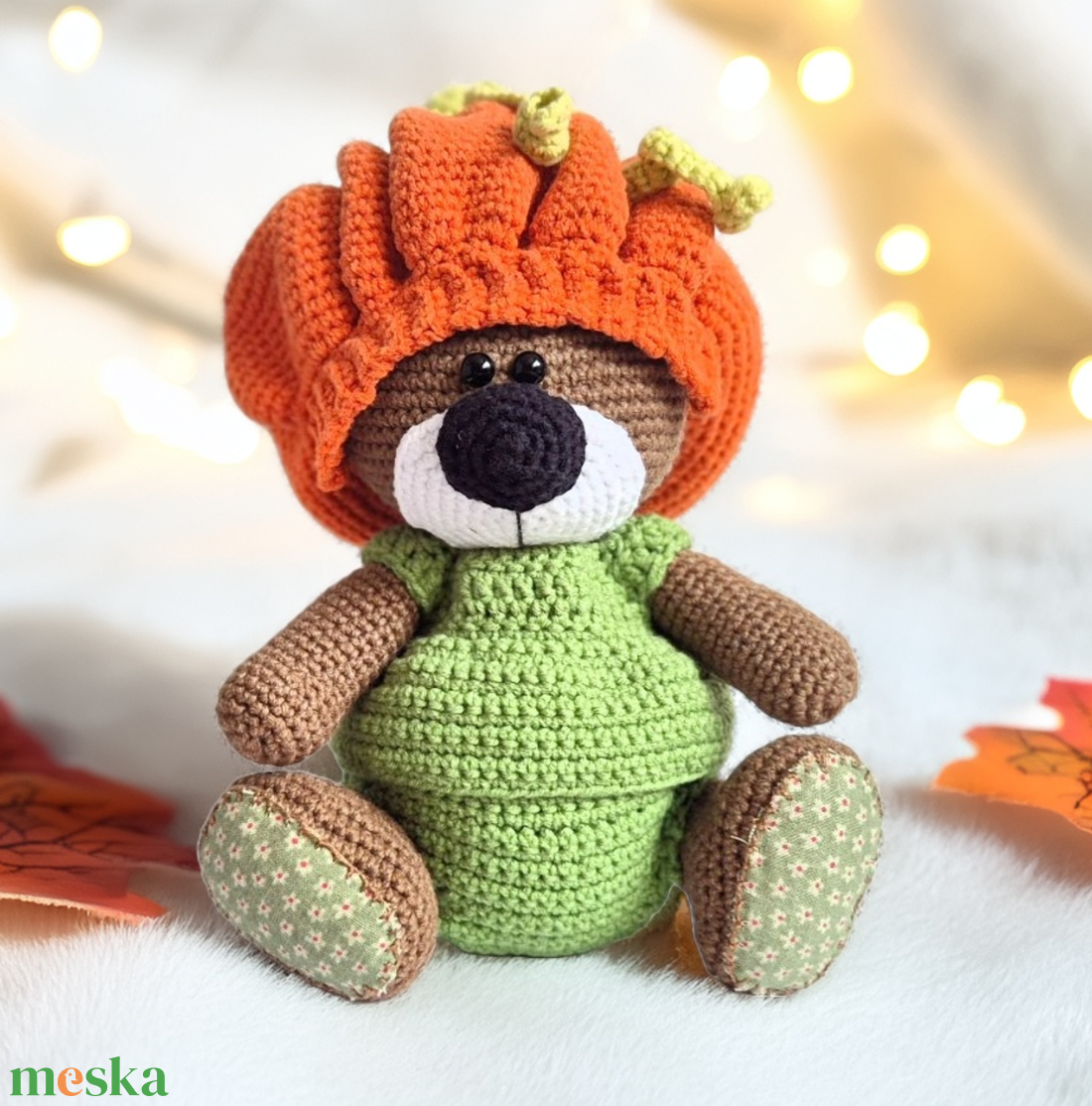 Horgolt maci, amigurumi medve, tök, halloween, őszi dekoráció - játék & sport - plüssállat & játékfigura - maci - Meska.hu Horgolt maci, amigurumi medve, tök, halloween, őszi dekoráció - játék & sport - plüssállat & játékfigura - maci - Meska.hu
