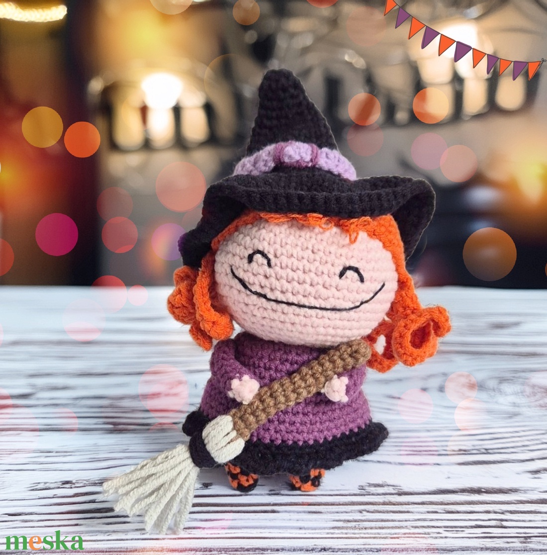 Horgolt boszorkány, amigurumi varázsló, halloween játék, őszi dekoráció - otthon & életmód - dekoráció - halloween - halloweeni figurák - Meska.hu Horgolt boszorkány, amigurumi varázsló, halloween játék, őszi dekoráció - otthon & életmód - dekoráció - halloween - halloweeni figurák - Meska.hu