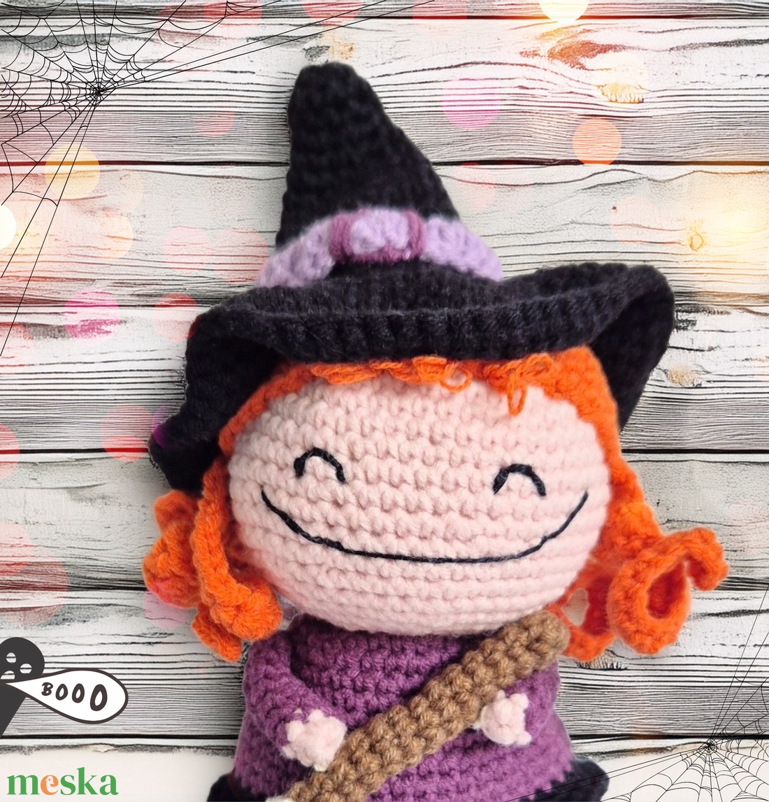 Horgolt boszorkány, amigurumi varázsló, halloween játék, őszi dekoráció - otthon & életmód - dekoráció - halloween - halloweeni figurák - Meska.hu Horgolt boszorkány, amigurumi varázsló, halloween játék, őszi dekoráció - otthon & életmód - dekoráció - halloween - halloweeni figurák - Meska.hu