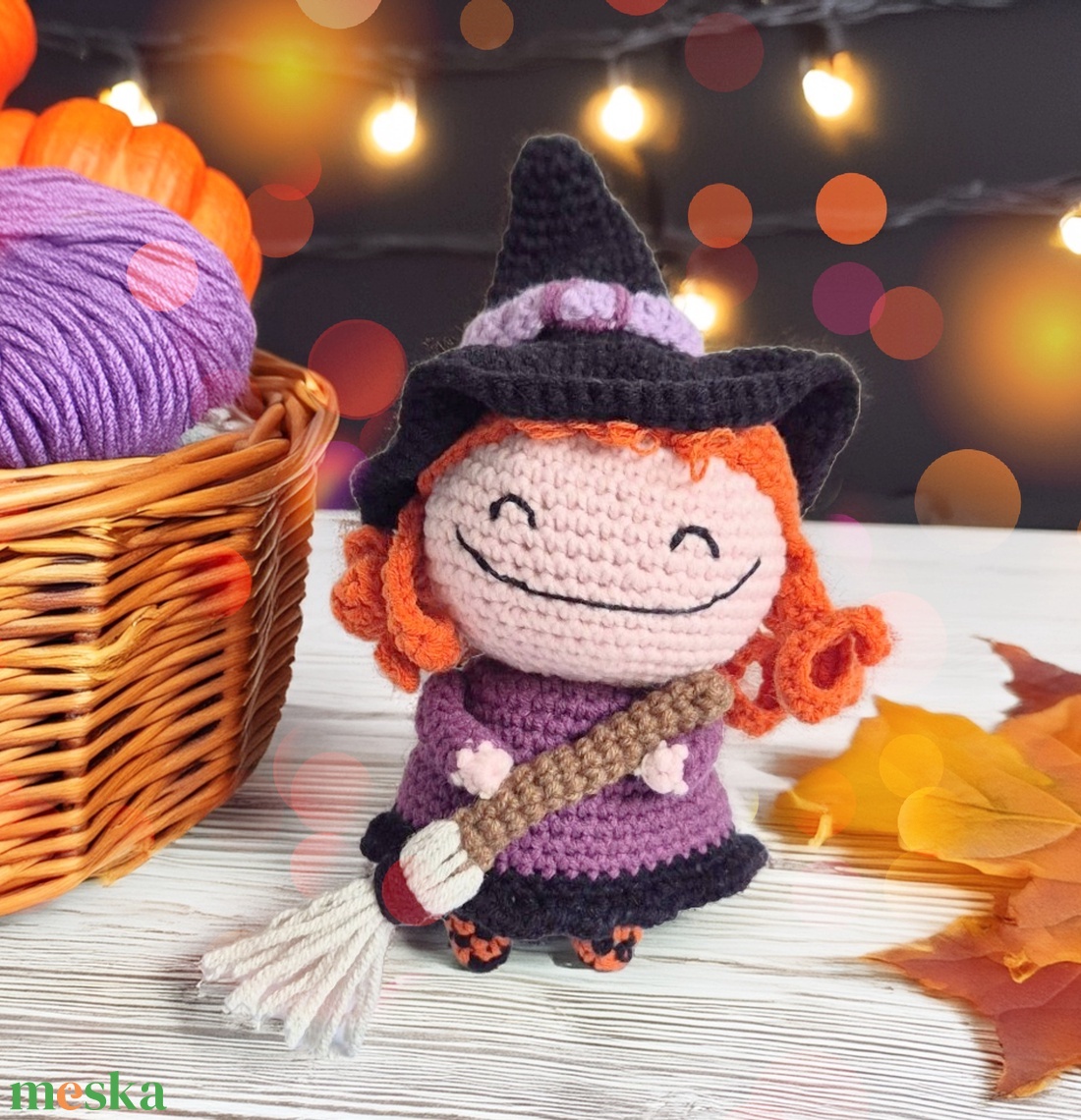 Horgolt boszorkány, amigurumi varázsló, halloween játék, őszi dekoráció - otthon & életmód - dekoráció - halloween - halloweeni figurák - Meska.hu Horgolt boszorkány, amigurumi varázsló, halloween játék, őszi dekoráció - otthon & életmód - dekoráció - halloween - halloweeni figurák - Meska.hu