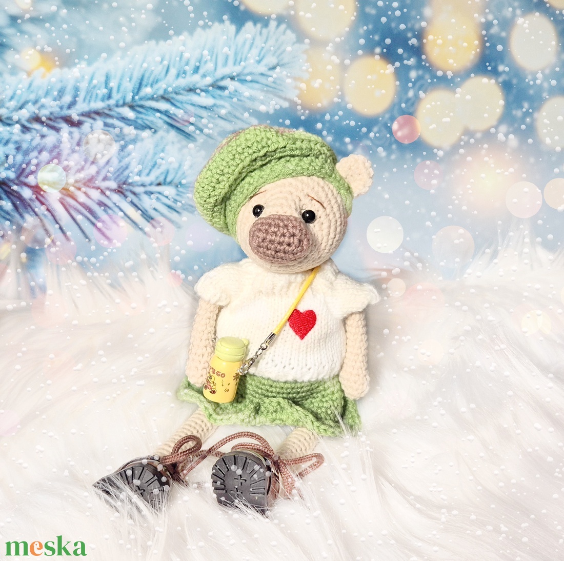 Horgolt maci, amigurumi jegesmedve - játék & sport - plüssállat & játékfigura - maci - Meska.hu Horgolt maci, amigurumi jegesmedve - játék & sport - plüssállat & játékfigura - maci - Meska.hu